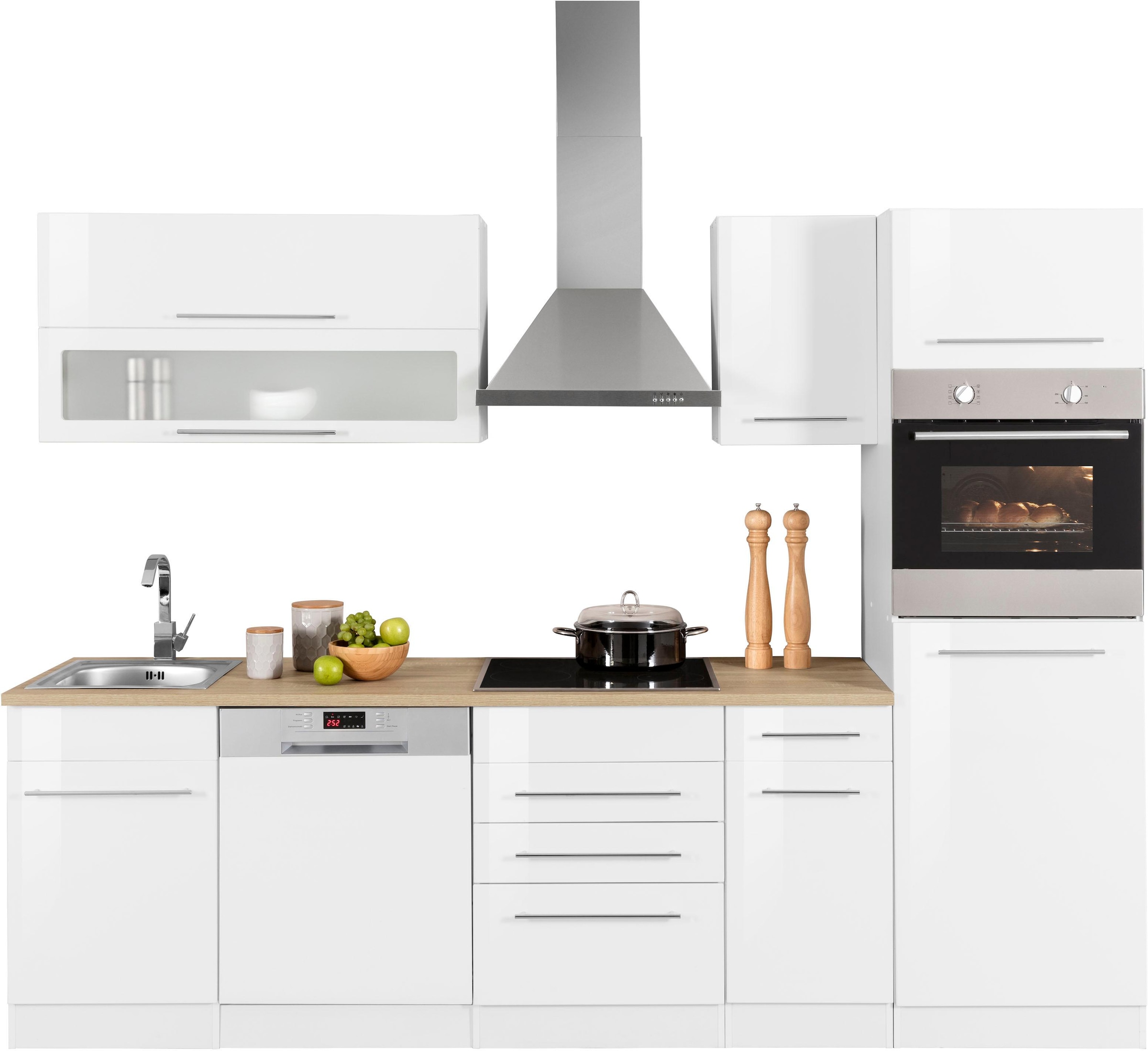 KOCHSTATION Küchenzeile »KS-Eton«, mit E-Geräten, Breite 270 cm günstig online kaufen
