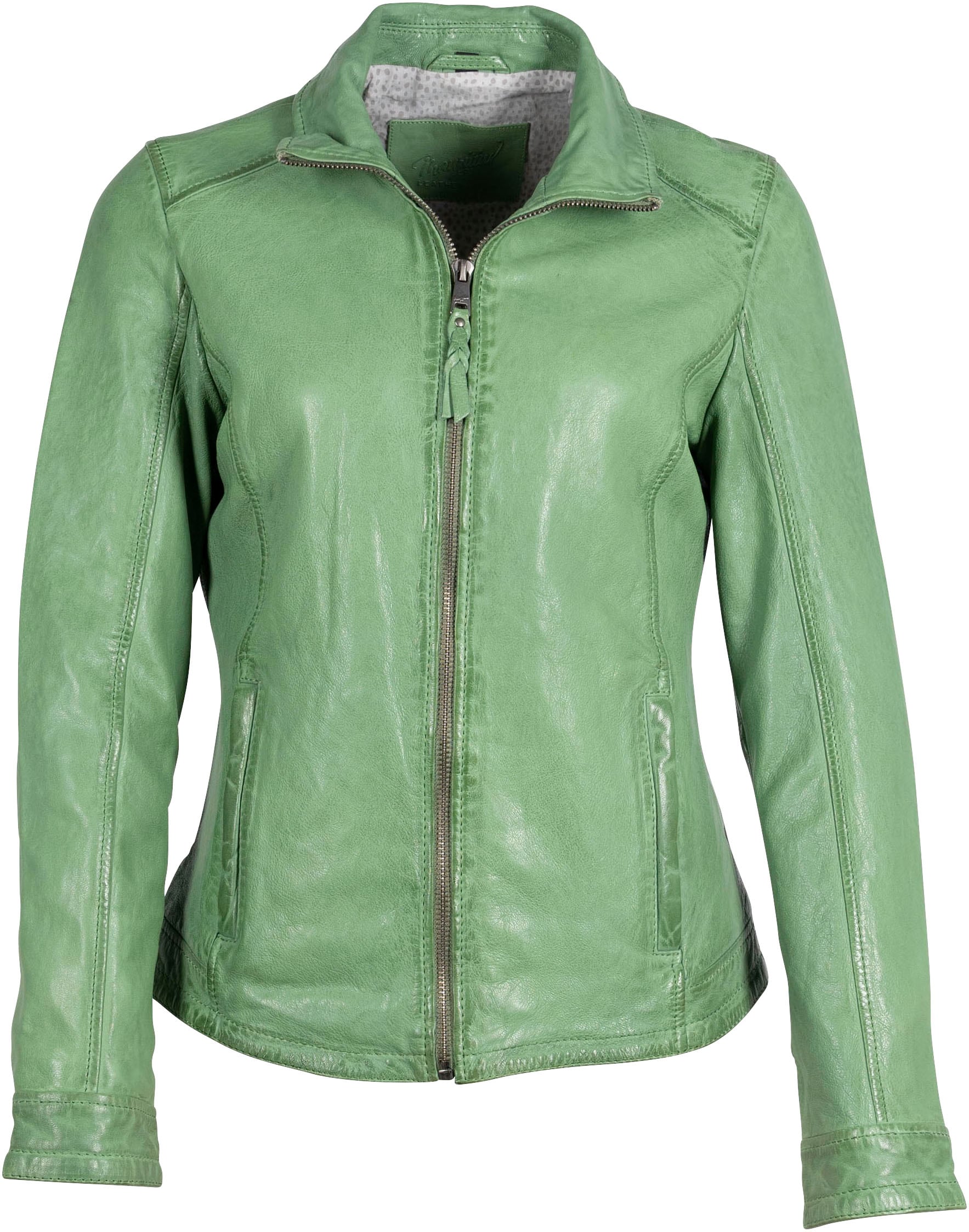 Mauritius Lederjacke »MWWalli«, mit Stehkragen