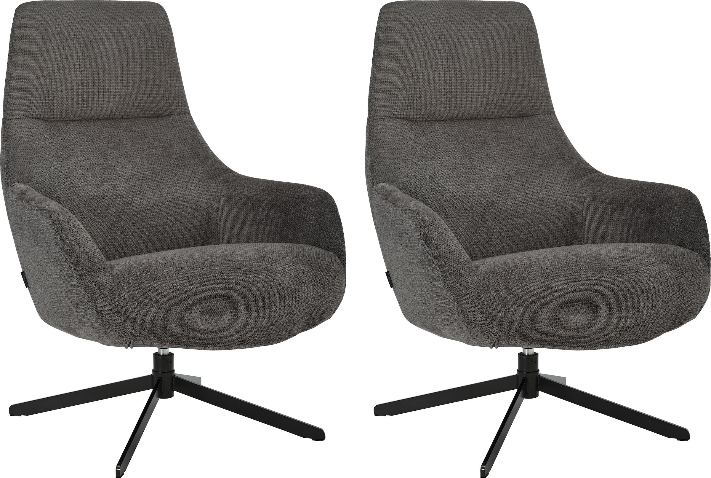 INOSIGN Drehsessel »CLARINDA moderner Ohrensessel drehbar, TV-Sessel, Relaxsessel«, 360-Grad drehbar, robustes Metallgestell