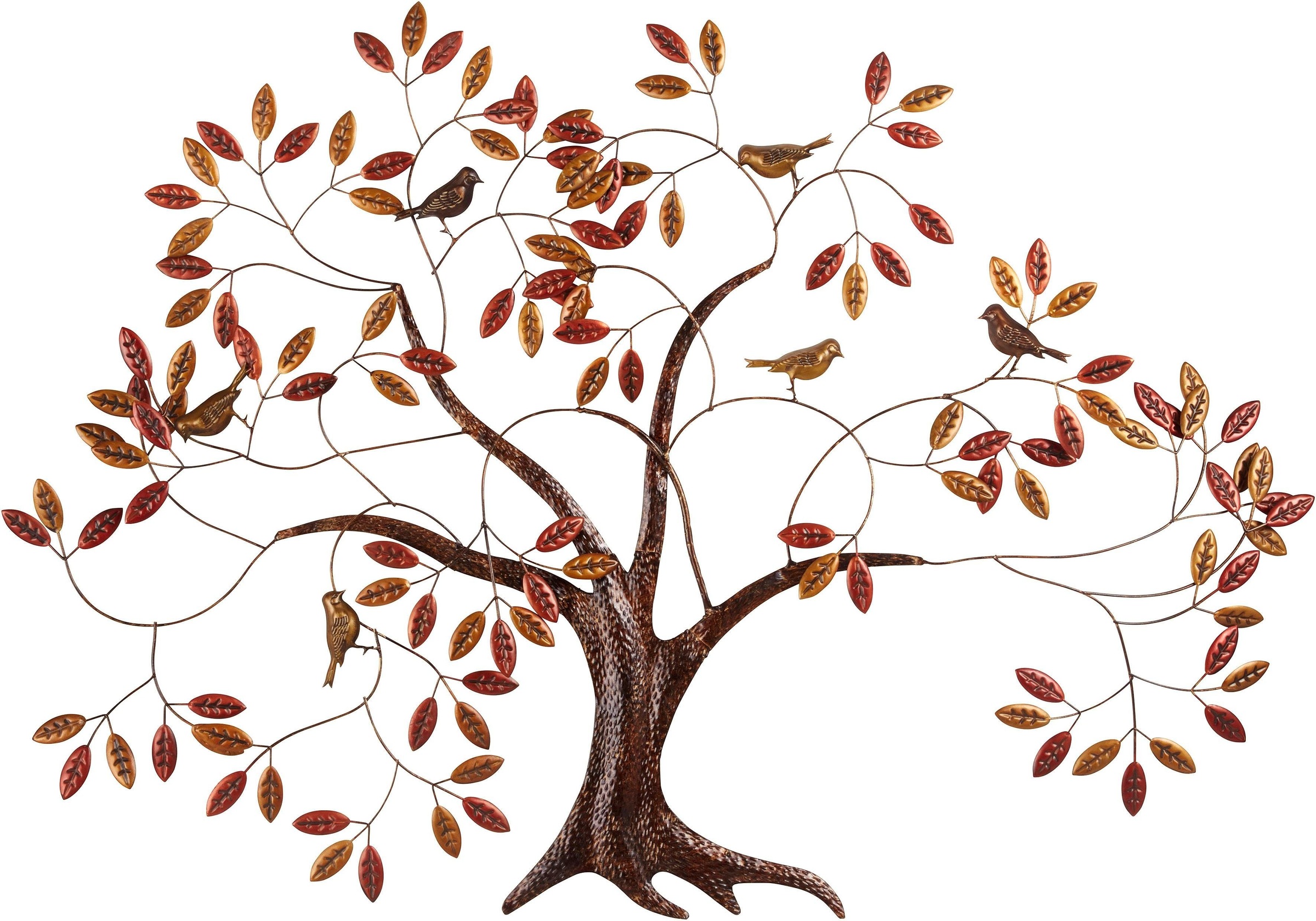 Home affaire Wanddekoobjekt Baum, Wanddeko, Wanddekoration, aus Metall, Woh günstig online kaufen