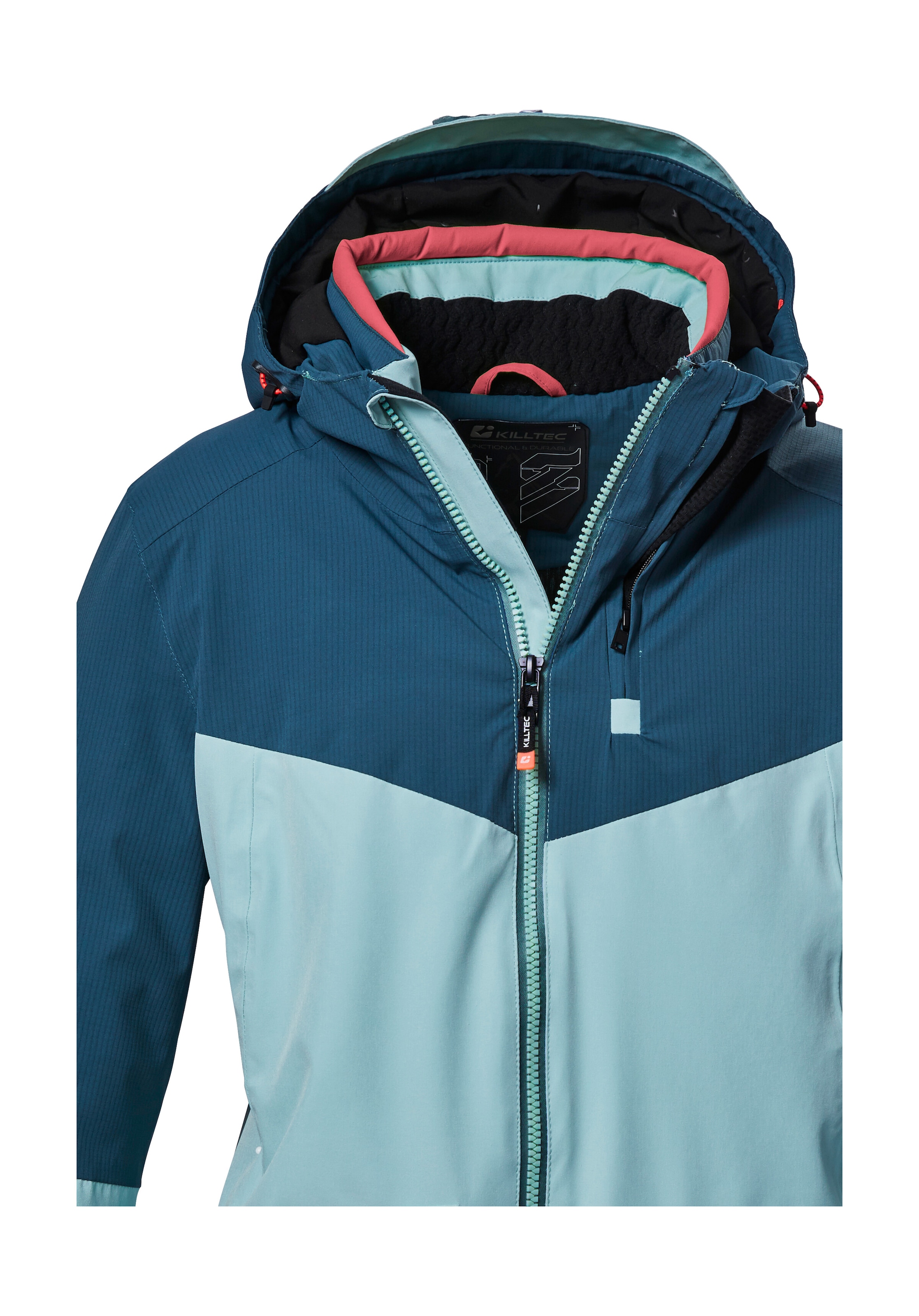 Killtec Skijacke »KSW 40 WMN SKI JCKT«, Wasserdicht, atmungsaktiv, verschweißte Nähte, viele Taschen