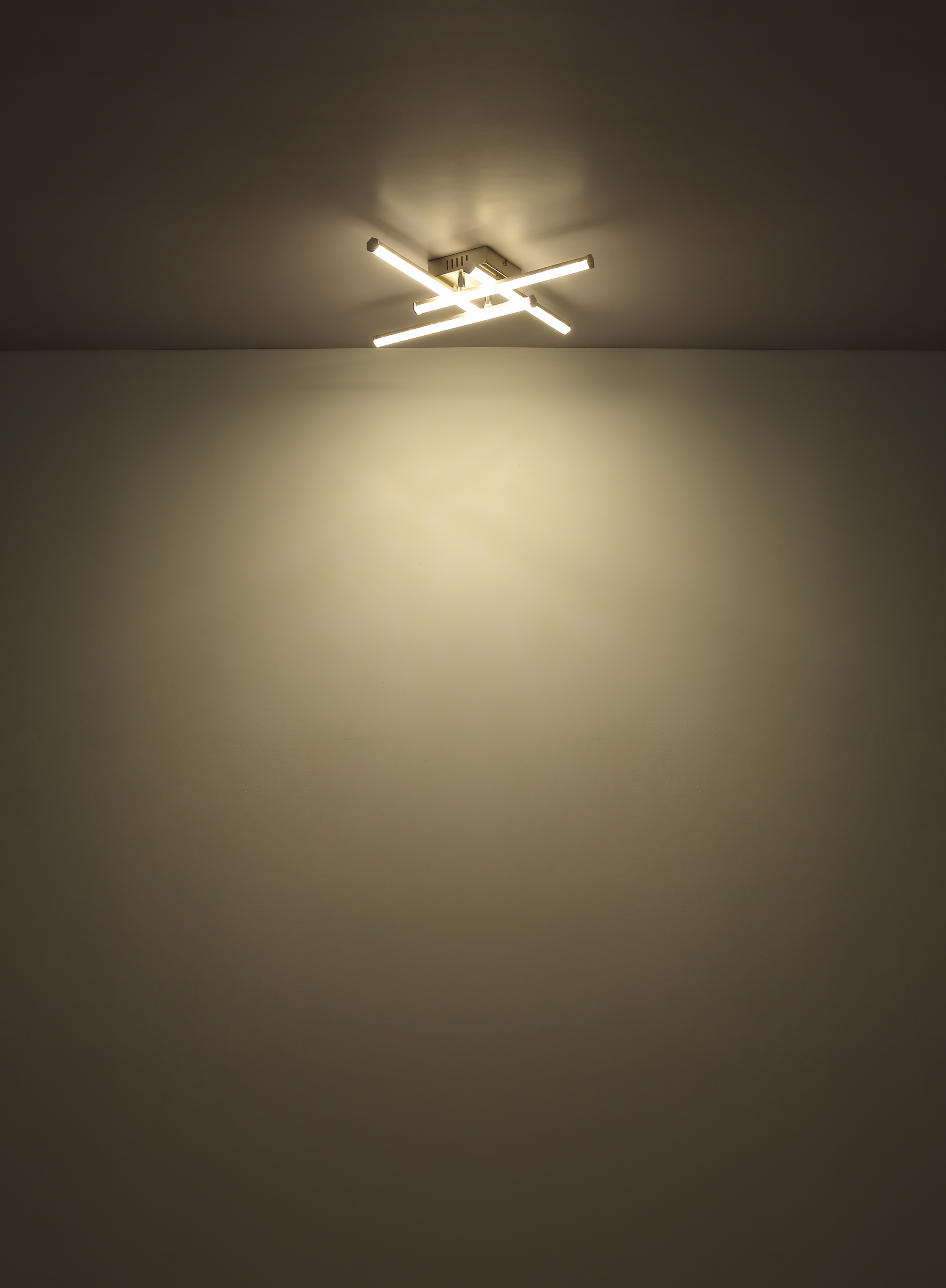 GLOBO LIGHTING LED Deckenleuchte »KIRINA«, Leuchtmittel LED-Modul | LED fest integriert, Deckenlampe/schwarz/Dreh-/Schwenkbar/3000K/opal