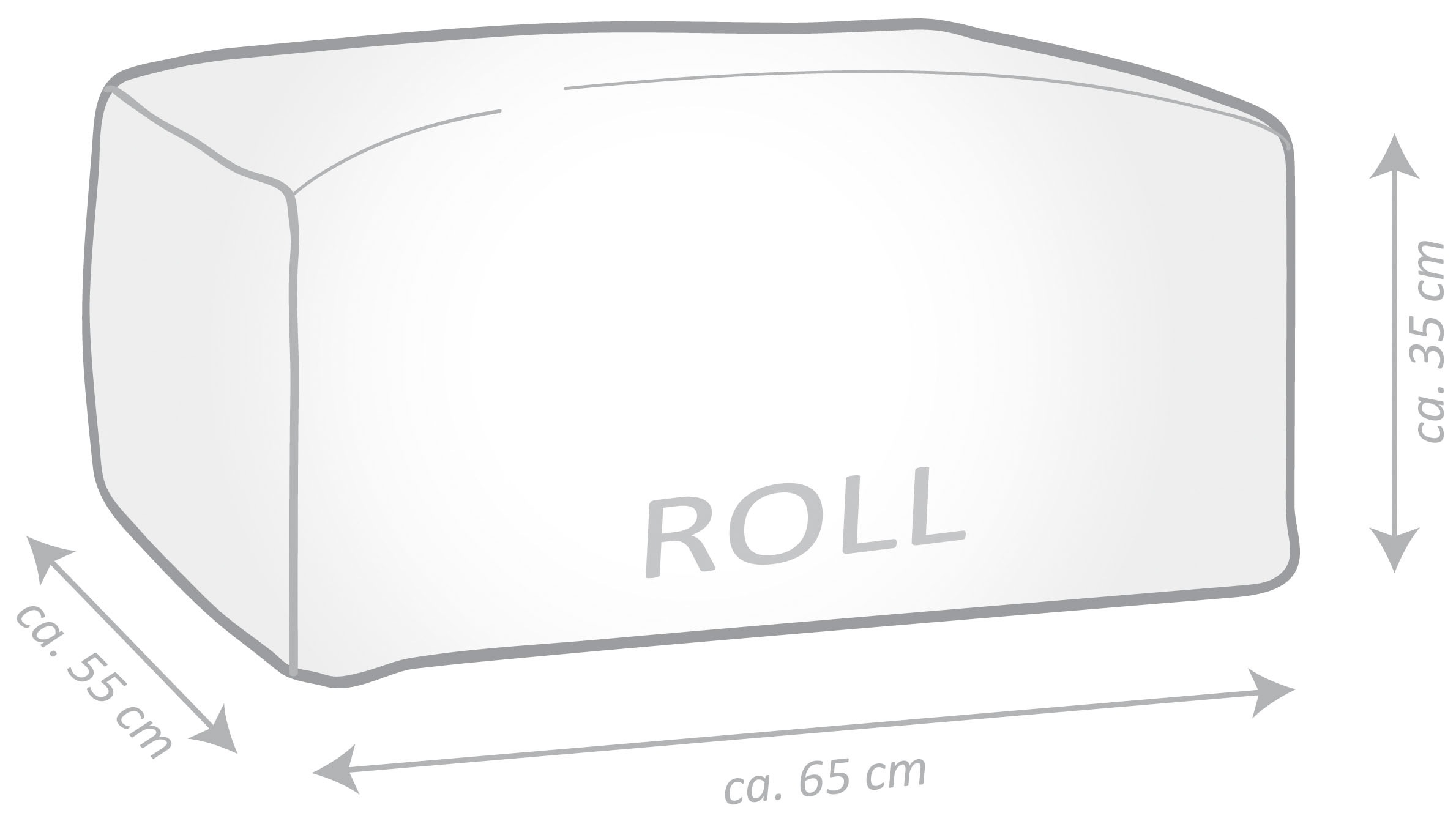 Magma Heimtex Sitzsack »SANTORIN Roll«, (1 St.)