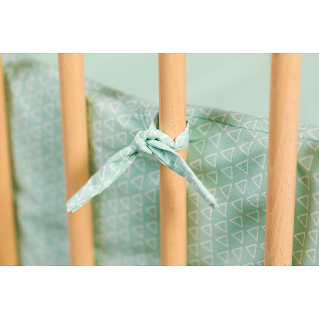 Fillikid Laufgittereinlage »Flexi Luxe, Mint Triangle«, Made in Europe