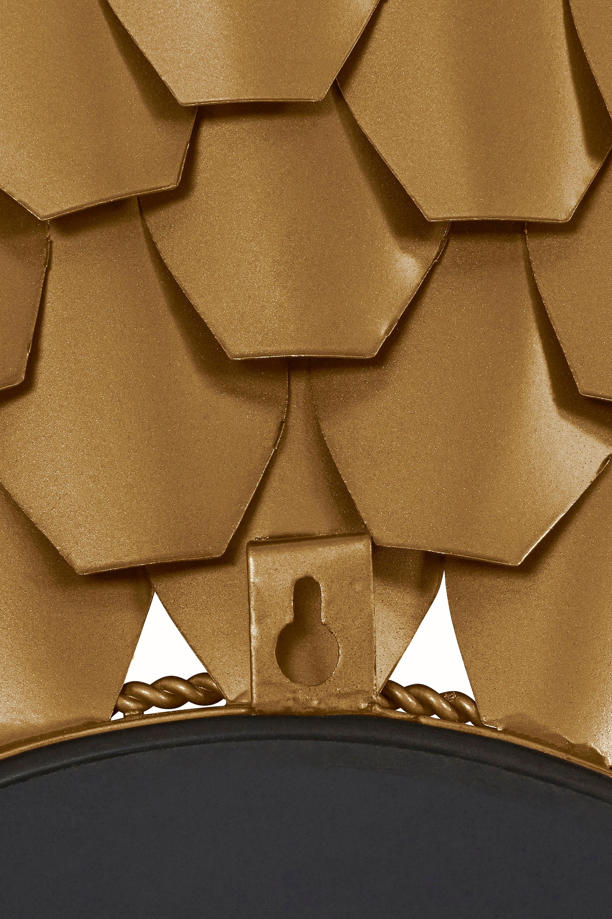 73,5 Ø Blattgold-Finish, Leonique mit cm, »Sarai«, online Metall Rahmen Wandspiegel, aus Dekospiegel bestellen Sonne,