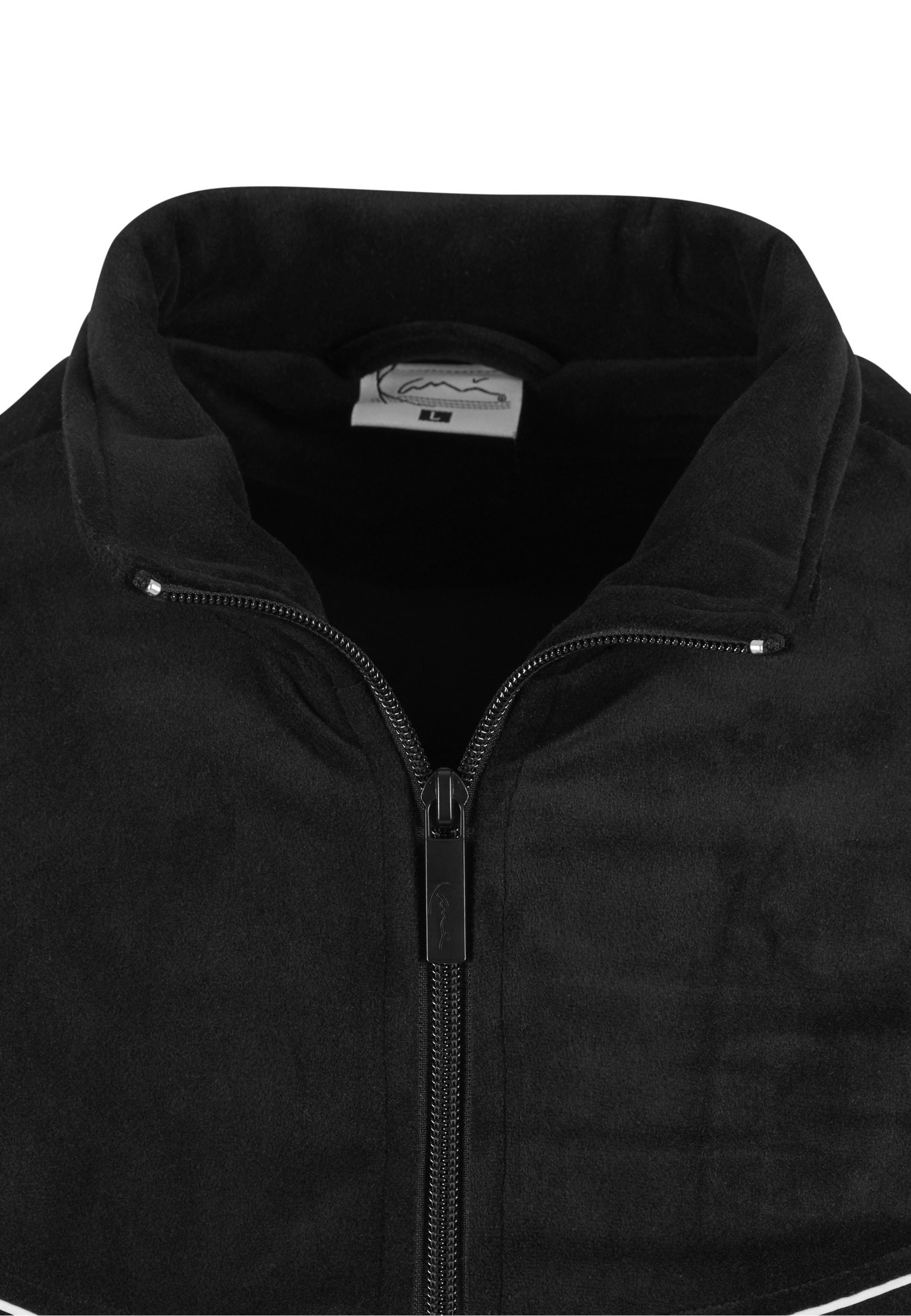 Karl Kani Trainingsjacke »Karl Kani Kani Varsity Velours Trackjacket« 1 Stk. tlg. ohne Kapuze