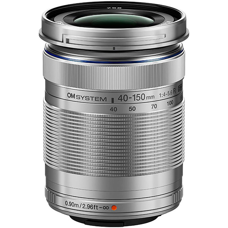 OM SYSTEM Objektiv »M.Zuiko ED 40‐150mm F4.0‐5.6 R« silber Herausragende Bildqualität, trotz sehr kompakter Bauweise