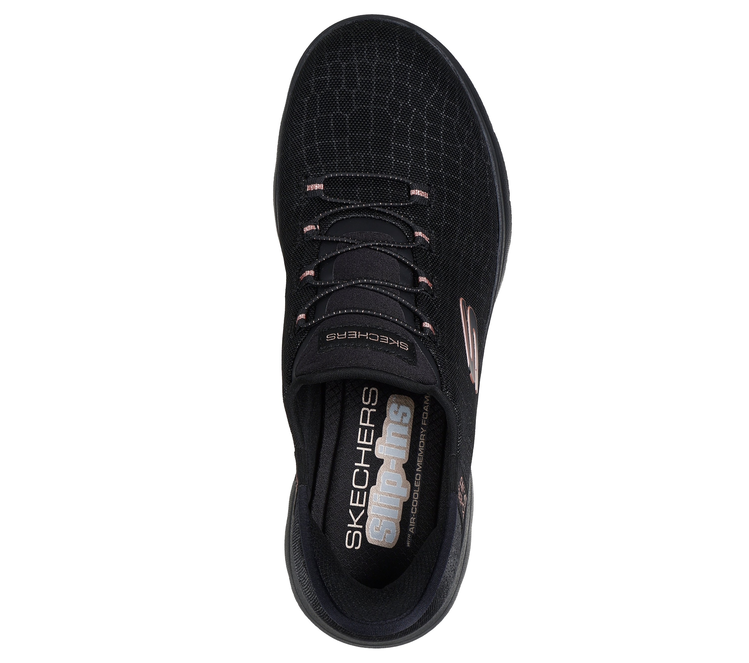 Skechers Slip-On Sneaker »SUMMITS-CLASSY NIGHT«  Slipper, Freizeitschuh mit komfortabler Heel Pillow Funktion