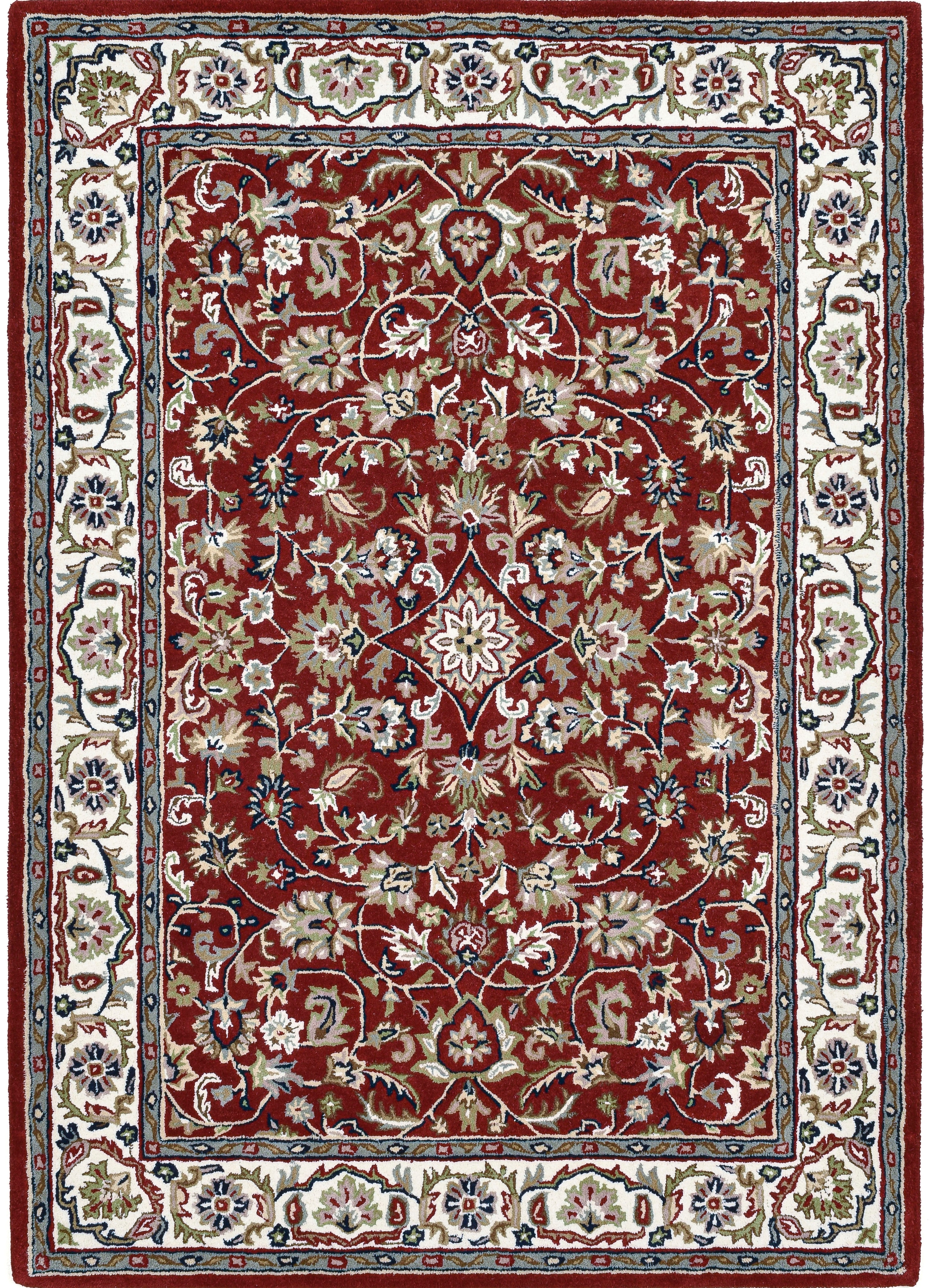 THEKO Wollteppich »Royal Orient Isfahan«, rechteckig, 14 mm Höhe, handgetuf günstig online kaufen