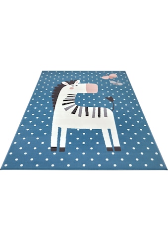HANSE Home Kinderteppich »Zebra Funny«, rechteckig, 9 mm Höhe, Schmetterlinge,... kaufen