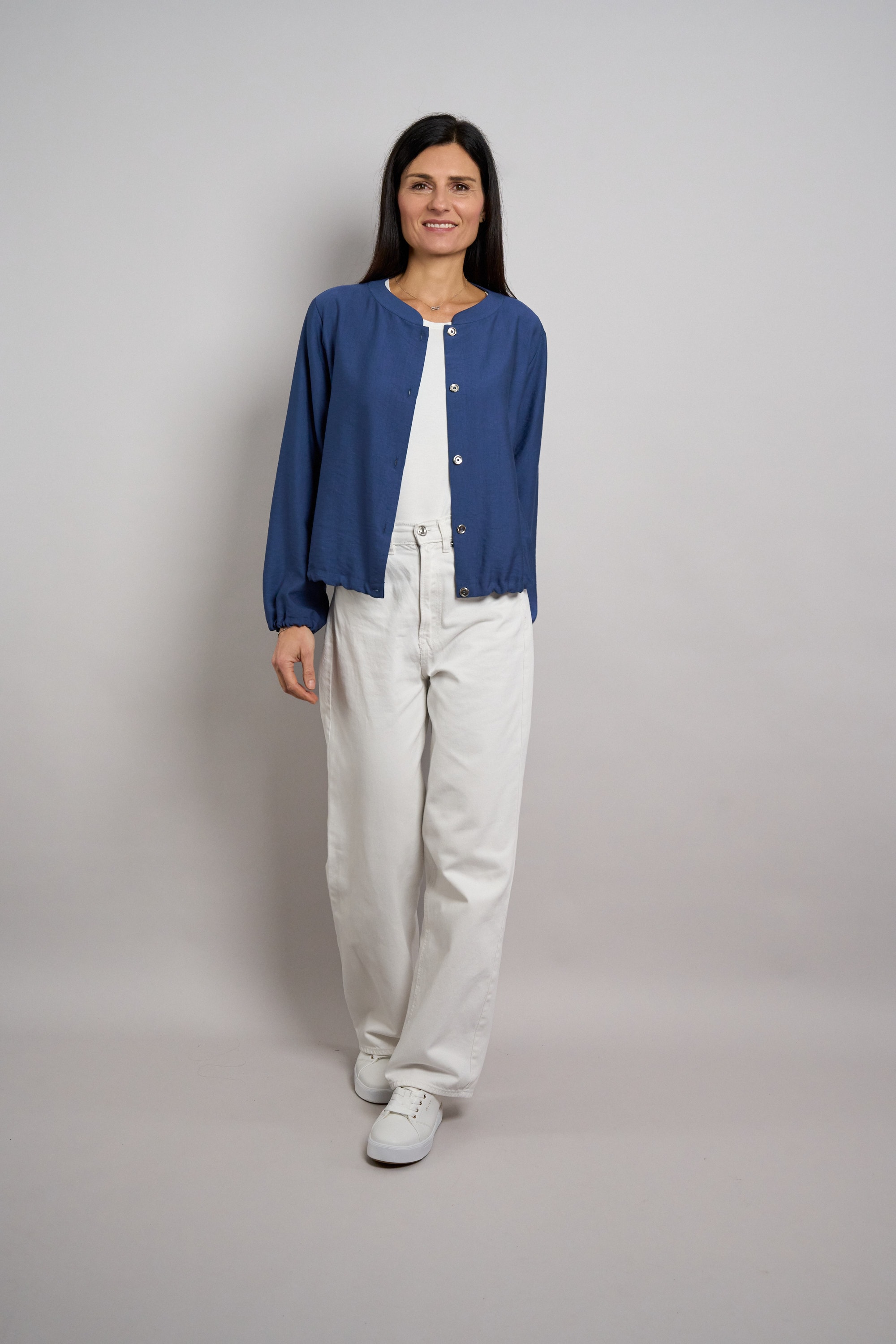 Seidel Moden Blusenjacke »Otto exclusiv« ohne Kapuze mit Knopfleiste - Viskose - MADE IN GERMANY