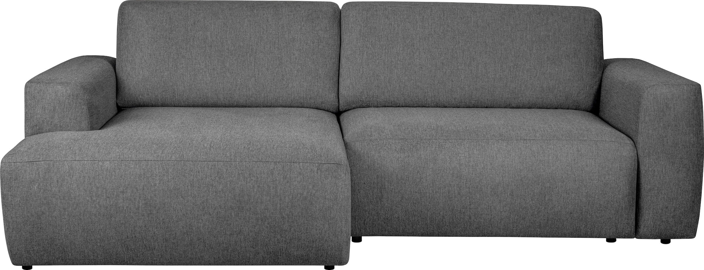 Home affaire Schlafsofa »Noord Schlafecksofa, Breite 250 cm« Cord, Struktur, Webstoff, mit Wellenunterfederung, Massivholzrahmen