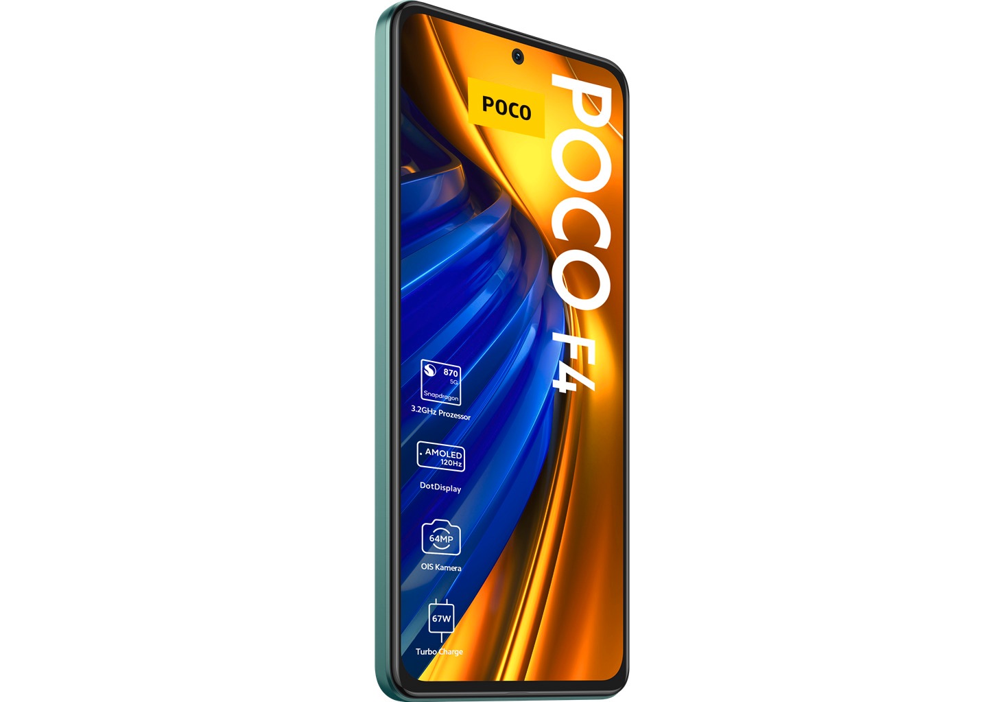 5. Bild von Xiaomi Smartphone »POCO F4 6GB+128GB«, Nebula Green, 16,9 cm/6,67 Zoll, 128 GB Speicherplatz, 64 MP Kamera
