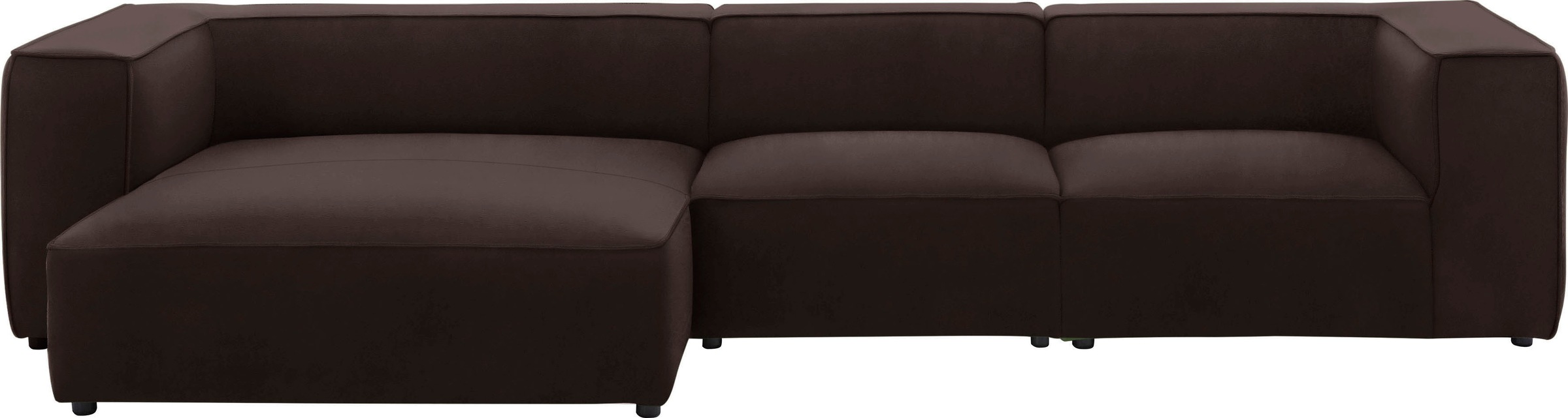 W.SCHILLIG Ecksofa »around-the-block«, mit eleganter Biese, mit Federkern, Breite 341 cm