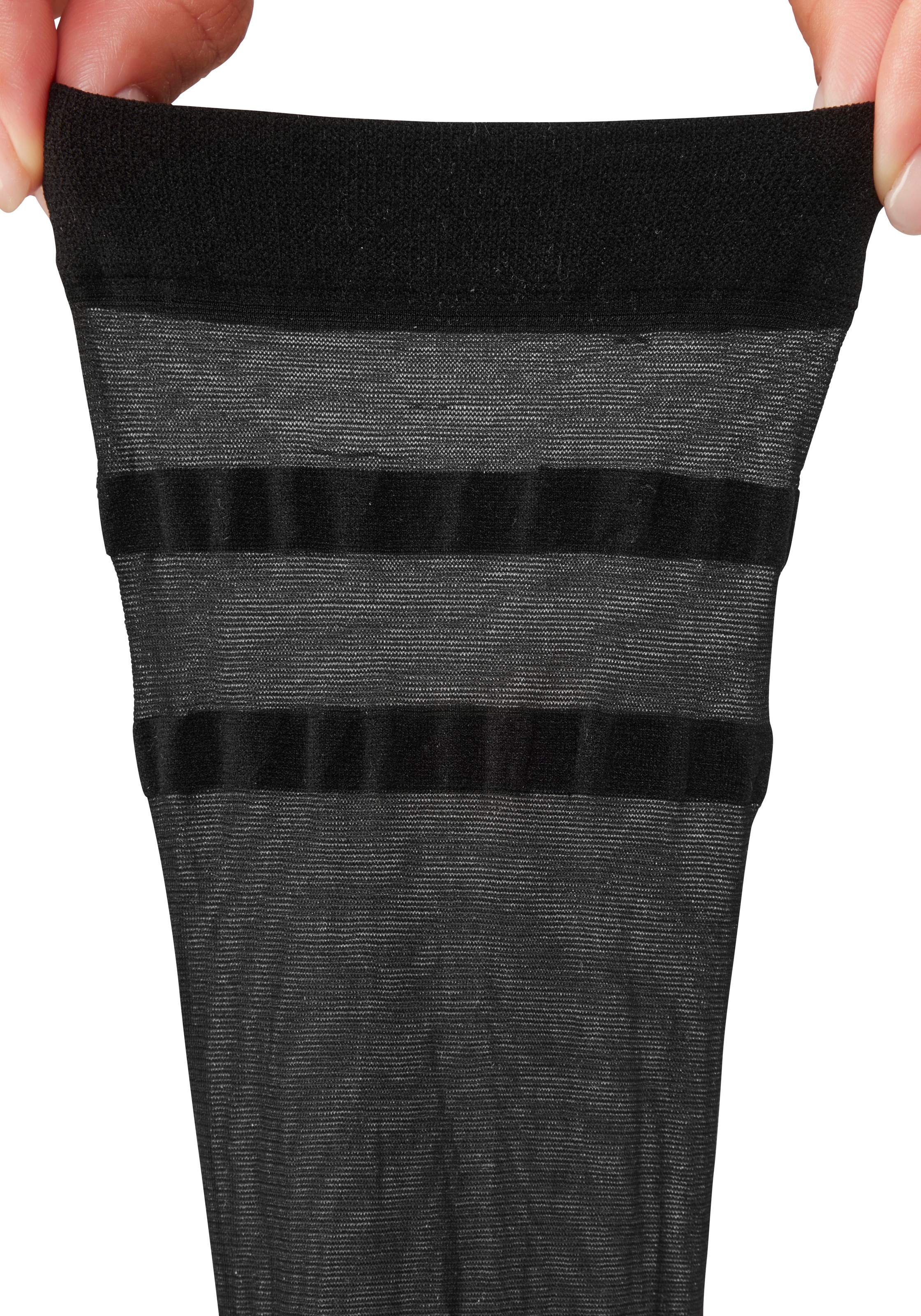 Vivance Feinsöckchen »Transparente Nylon Socken, Damen Feinstrümpfe, für Alltag und Büro« 15 DEN Packung, 2 Paar tlg. mit streifen Design