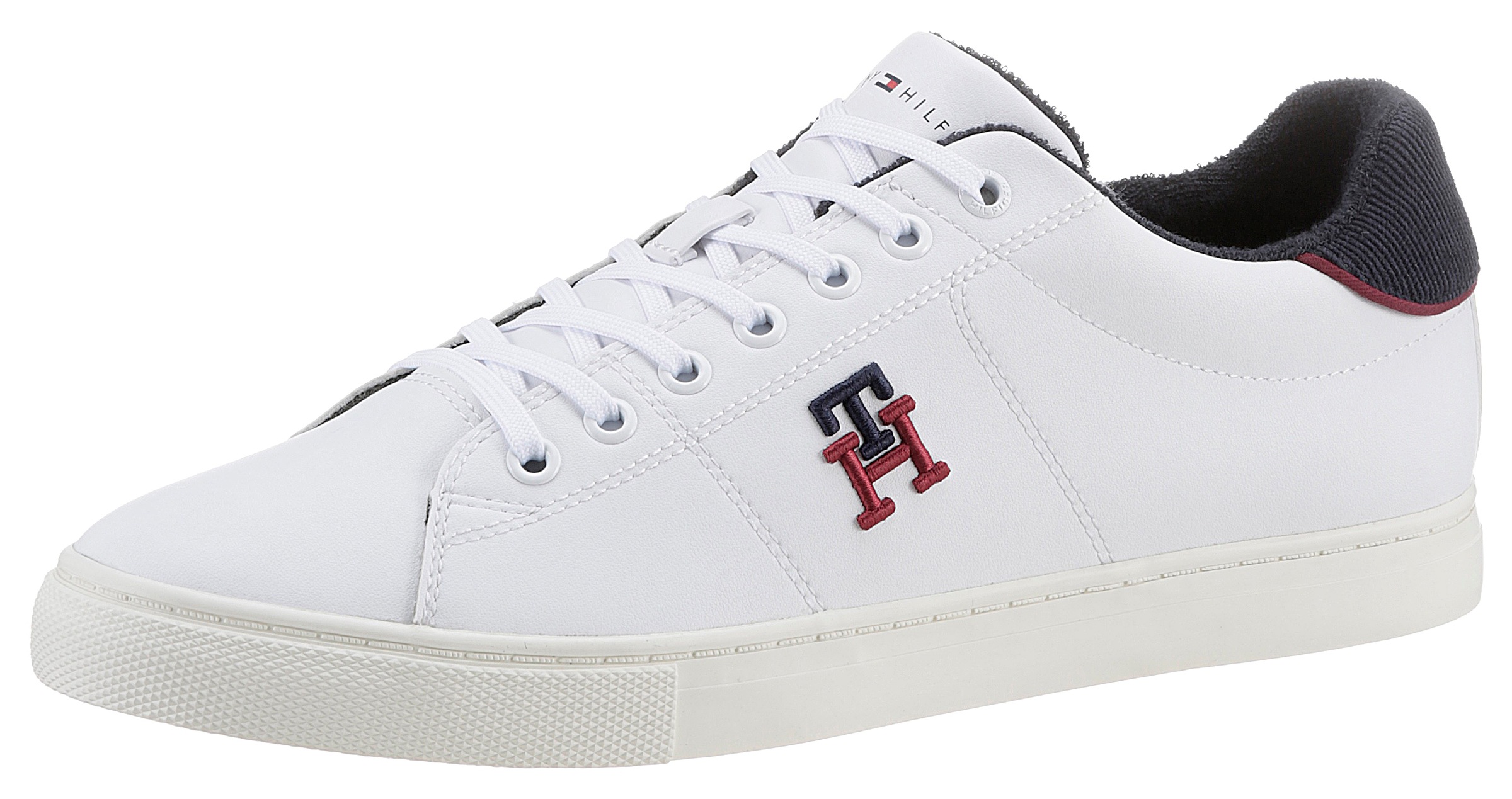 Tommy Hilfiger Sneaker »CORE VULC VARSITY MONOGRAM«, mit Kontrastbesatz kaufen