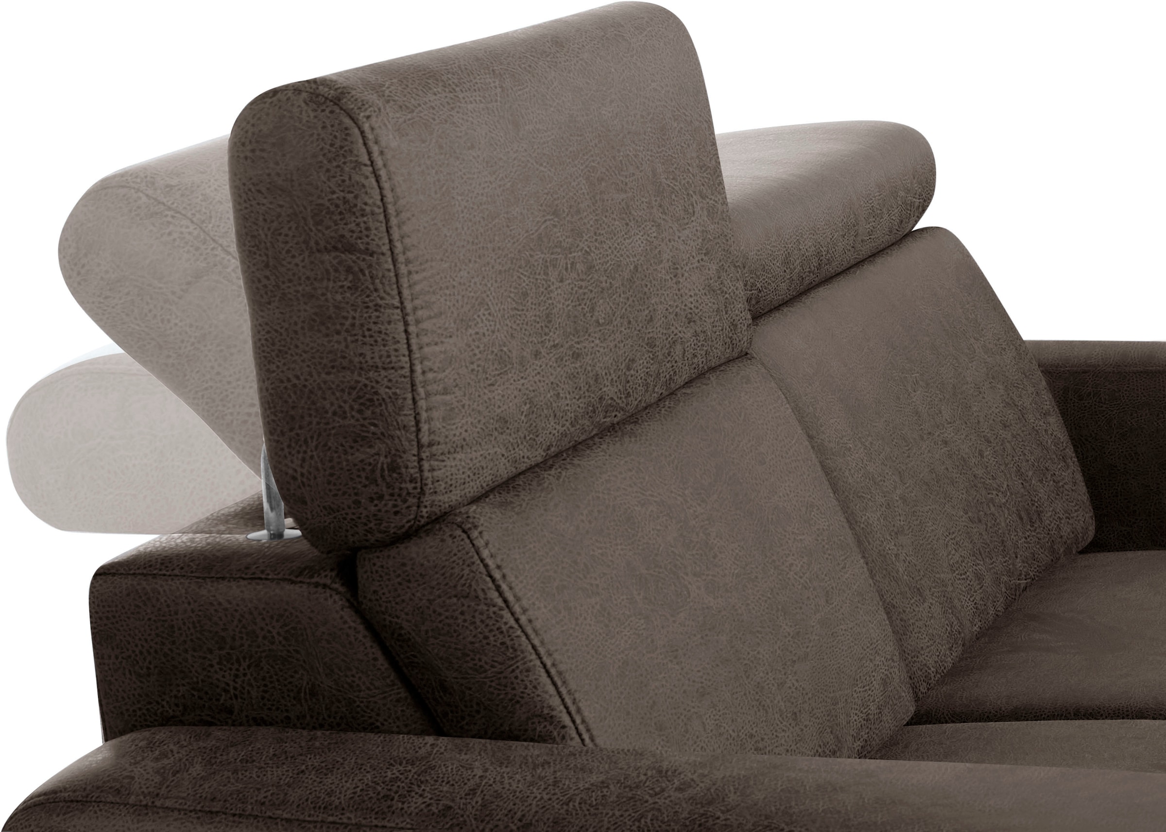 sit&more 2-Sitzer »Bologna«, inklusive Kopfteilverstellung und Federkern