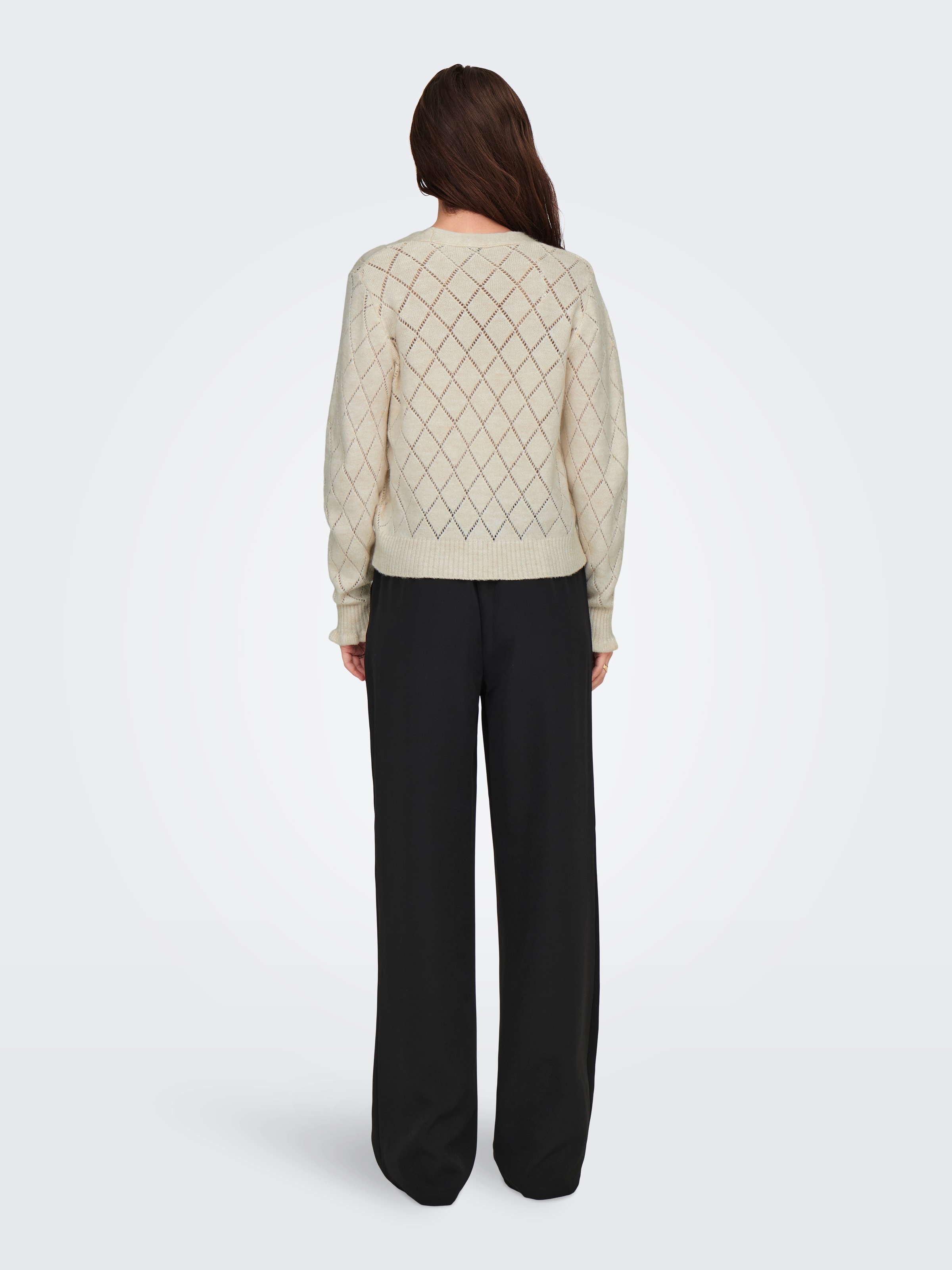 JDY Strickjacke »JDYLETTY L/S V-NECK STRUC CARDI KNT NOOS«