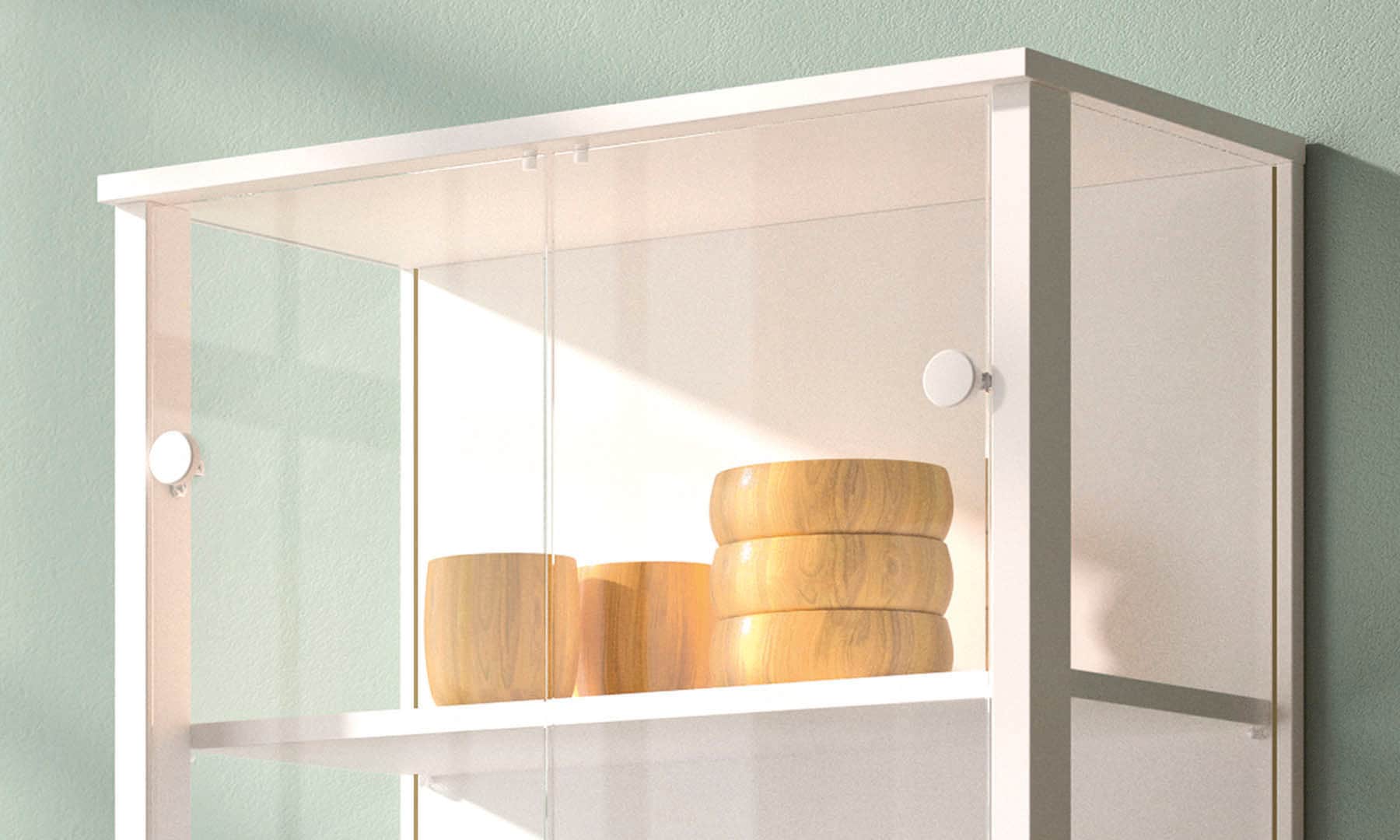 fif möbel Vitrine »STEP«, (1 St.), Standvitrine, Vitrinenschrank, Glasvitrine, Sammlervitrine