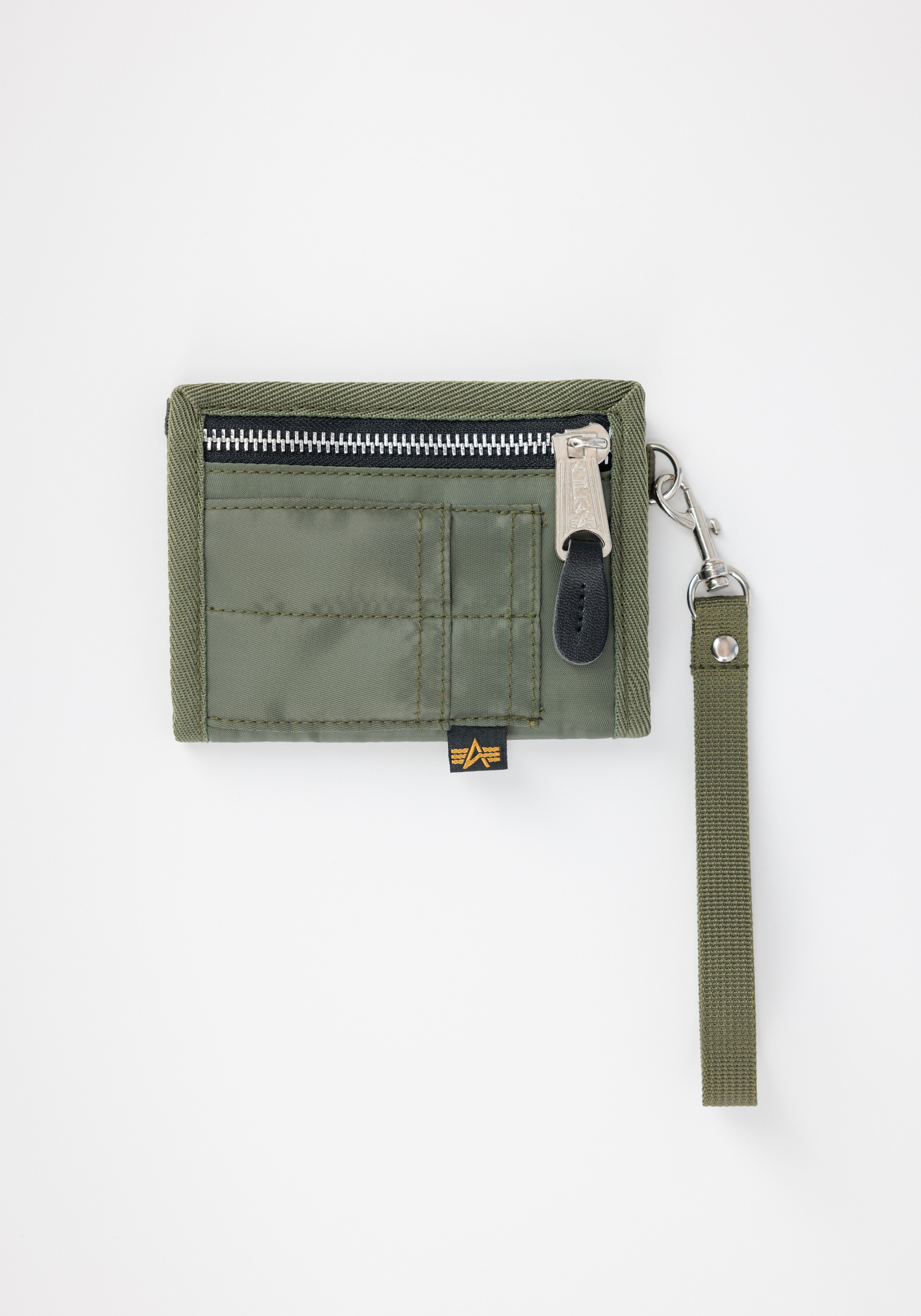 ALPHA INDUSTRIES Geldbörse »Utility Wallet« sage/orange