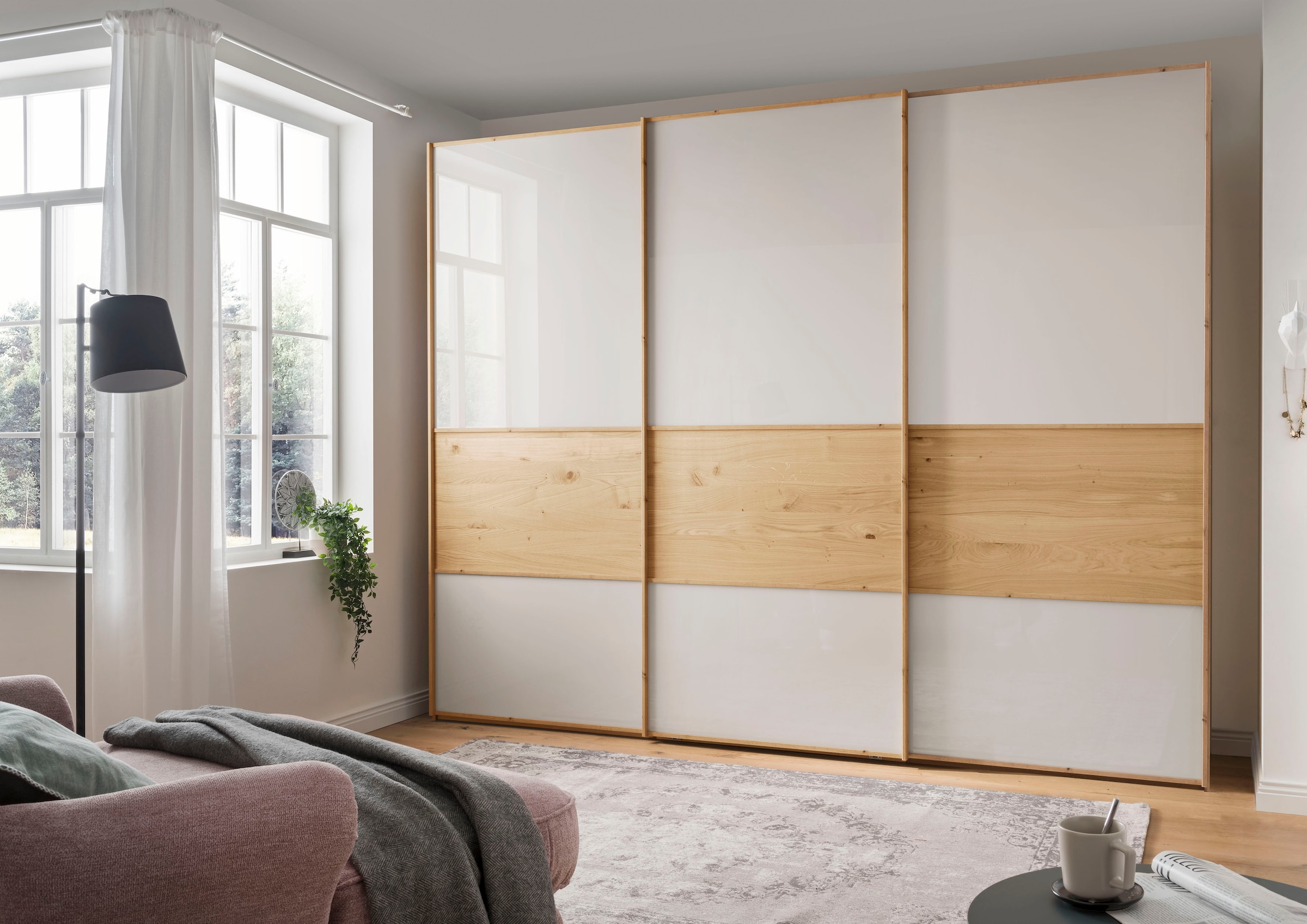 Müller SMALL LIVING Kleiderschrank »PLANE Ausstattung Nr. 3«, Inklusive  einer innenliegenden Tür, einer Kleiderstange und 12 Fächern online kaufen
