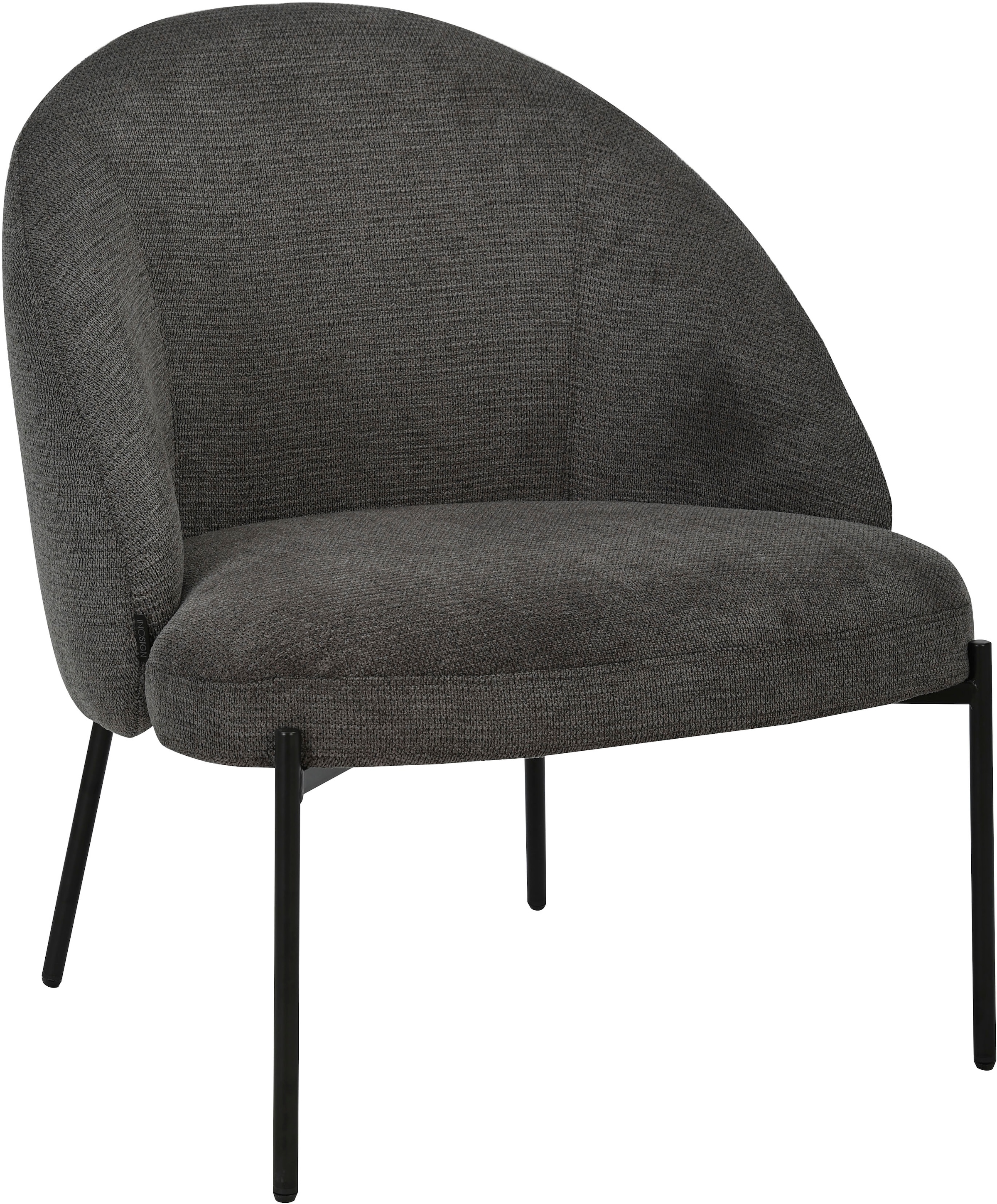 INOSIGN Loungesessel »MOVILLE Designstuhl mit filigranen Metallbeinen«, Coc günstig online kaufen