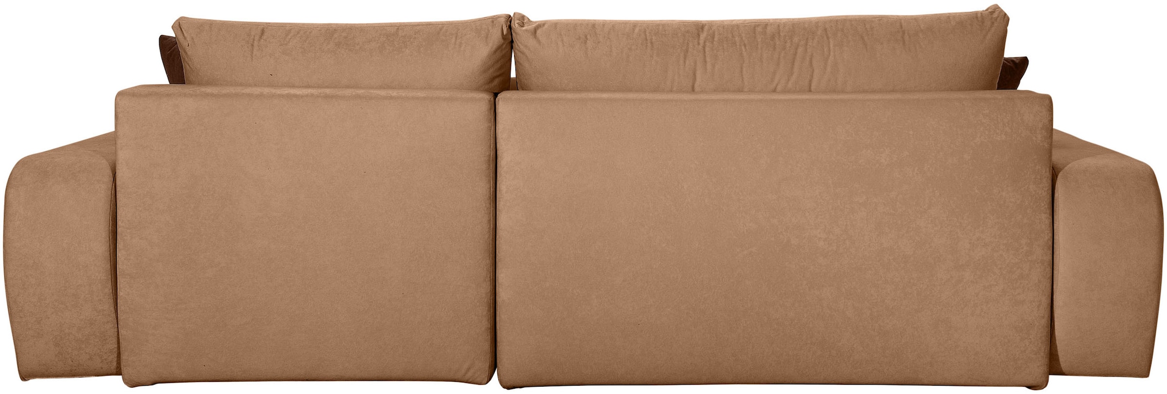 COLLECTION AB Ecksofa »Pia L-Form, B: 237 cm« Bettfunktion, Bettkasten & 2 Zierkissen, Federkern