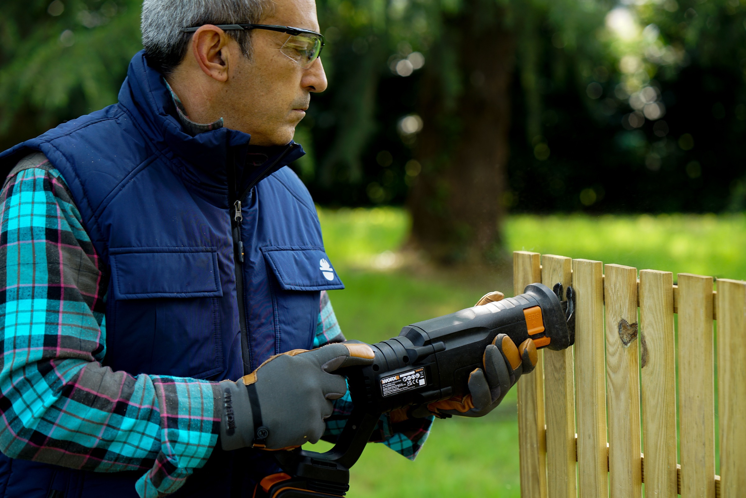 Worx Akku-Säbelsäge »WX516.9 NITRO«, Brushless-Motor, variable Drehzahlregelung, ohne Akku & Ladegerät