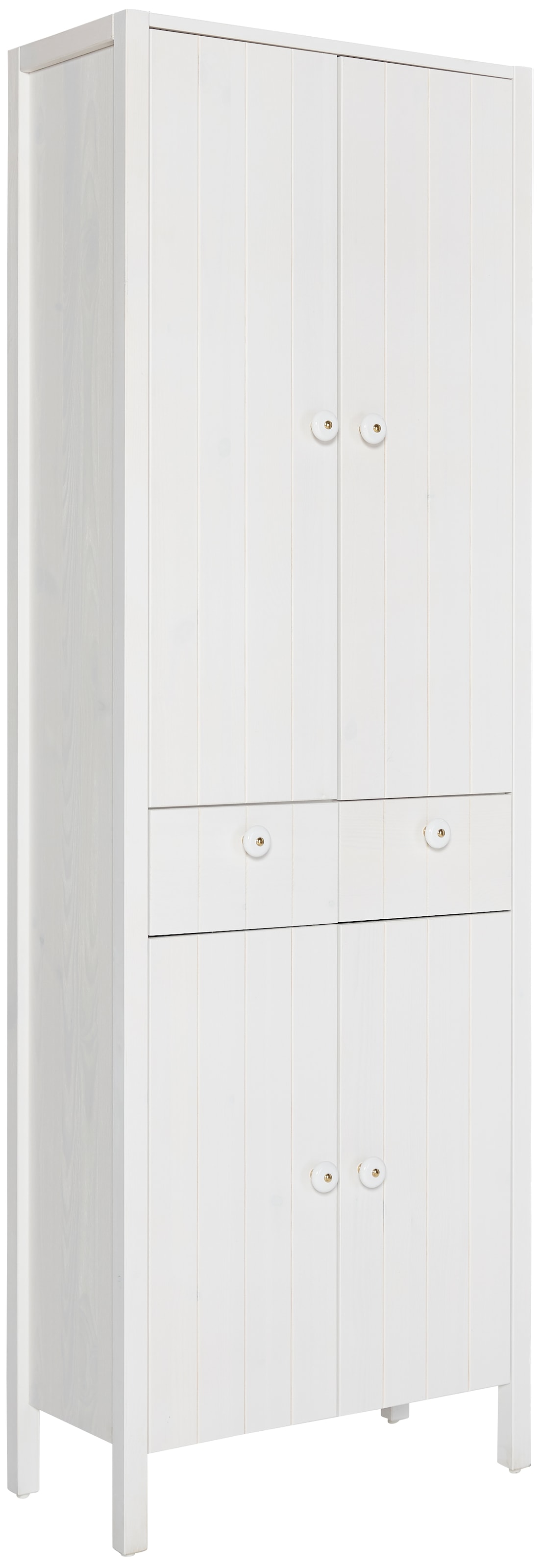 Home affaire Hochschrank »Tina«, Badmöbel, Schrank, Breite 57 cm, Massivholz