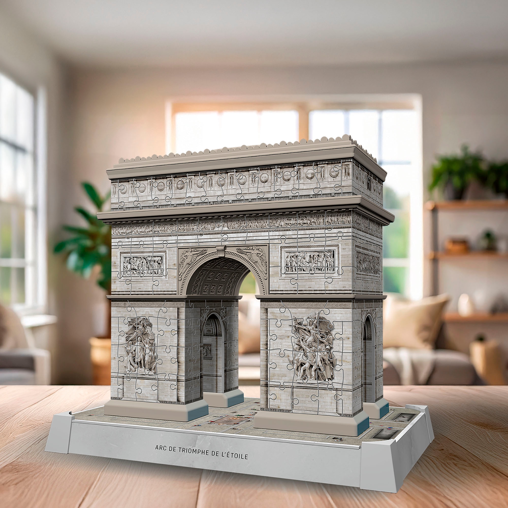 Ravensburger 3D-Puzzle »Iconics: Triumphbogen Paris - mit Licht«, Made in Europe