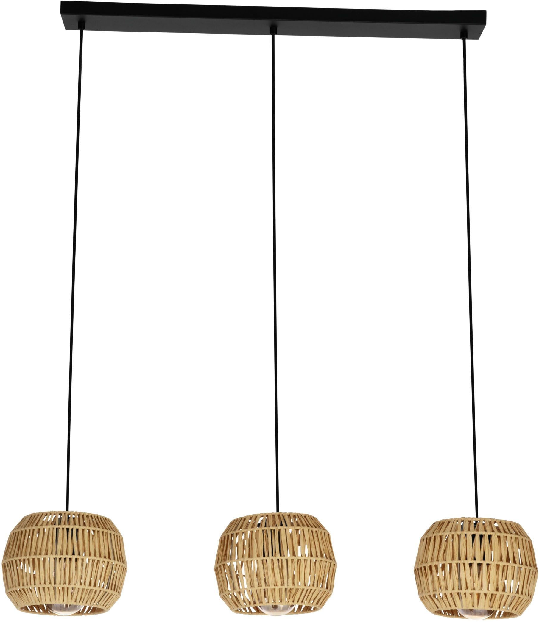 EGLO Hängeleuchte »SHELDON Pendellampe - Stahl - E27 - 3X40W - IP20« E27 1 günstig online kaufen