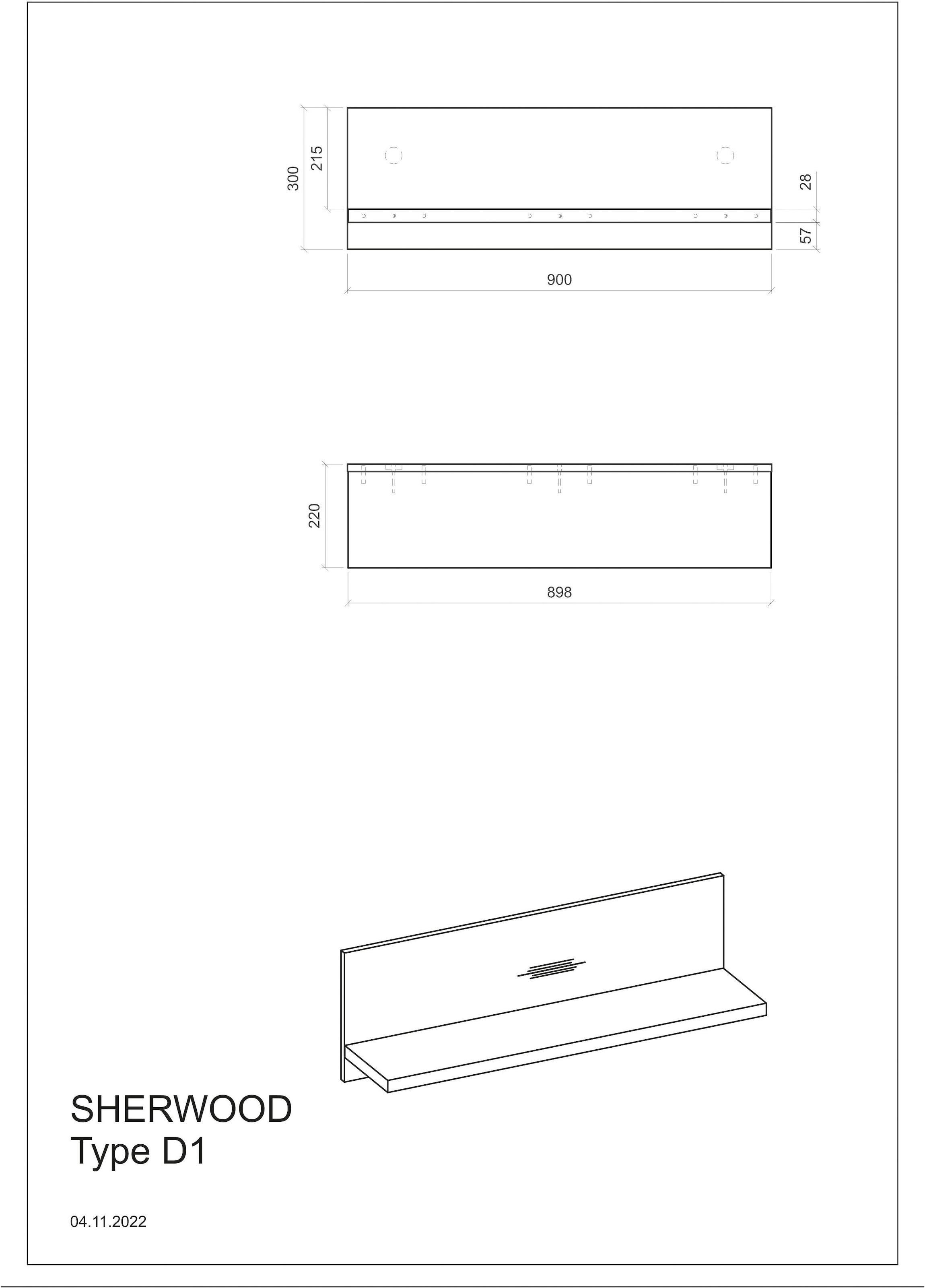 Home affaire Küchenzeile »Sherwood«, Breite 196 cm, mit Herdumbauschrank, ohne E-Geräte