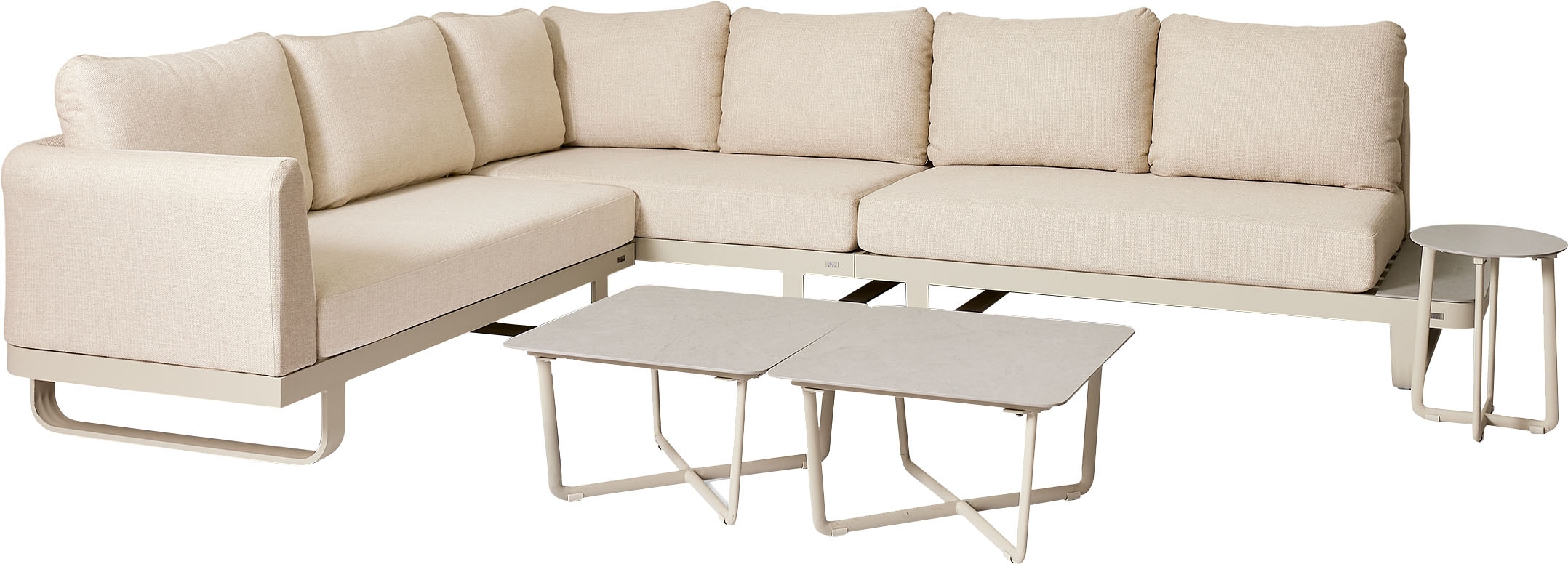 Best Gartenlounge-Set »Fellow« Set, 15 Stk. tlg. inklusive 10 Kissen und 3 günstig online kaufen