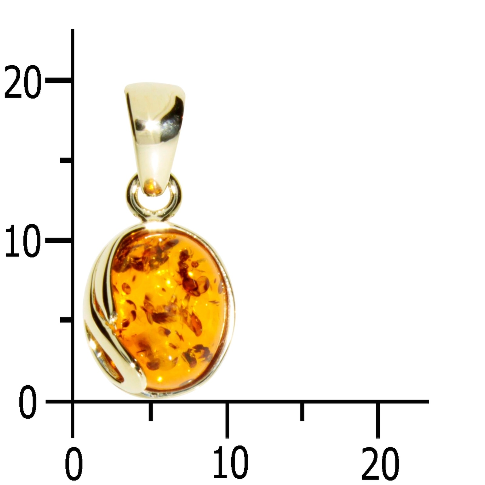 OSTSEE-SCHMUCK Kettenanhänger »Ostsee-Schmuck Anhänger Melanie Anhänger Melanie« (1 Stk. tlg.)