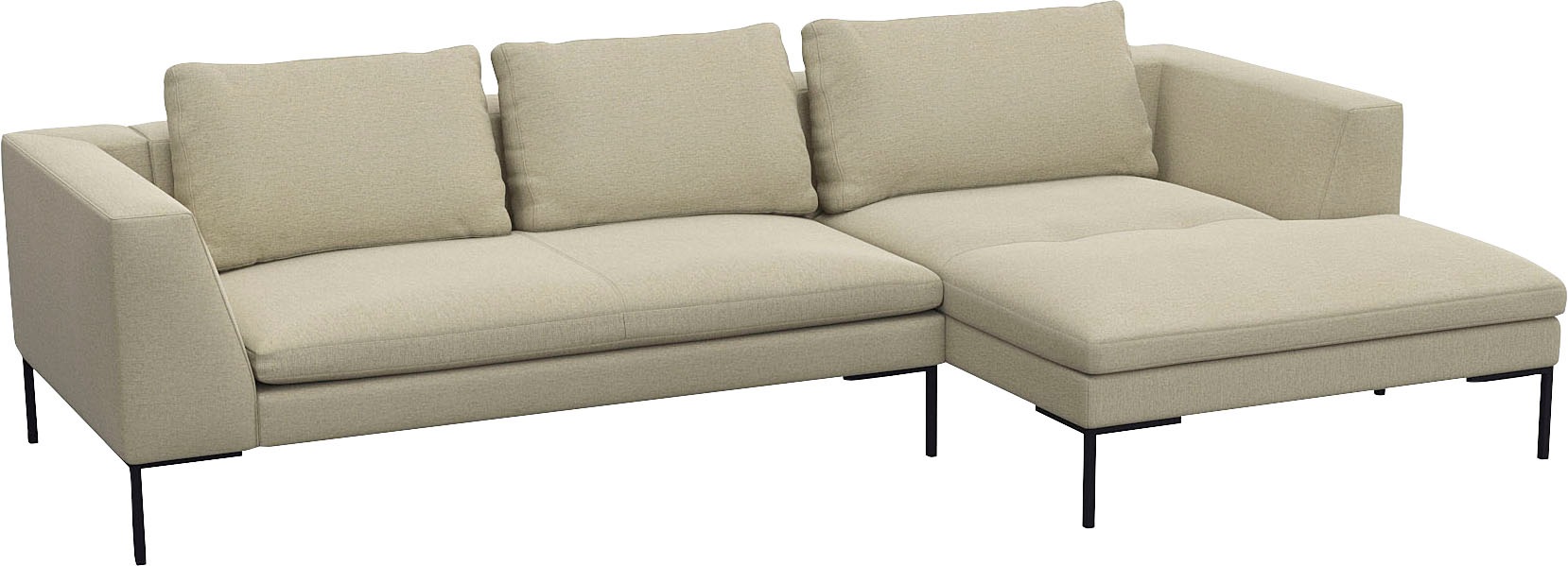 FLEXLUX Ecksofa »Loano, toller Sitzkomfort, L-Form«, modernes Sofa, frei im günstig online kaufen