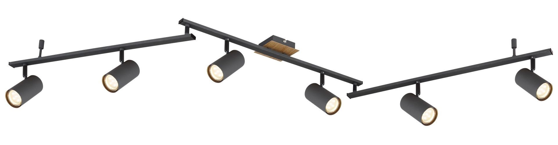 GLOBO LIGHTING Deckenstrahler »ROBBY«, Leuchtmittel GU10   ohne Leuchtmitte günstig online kaufen