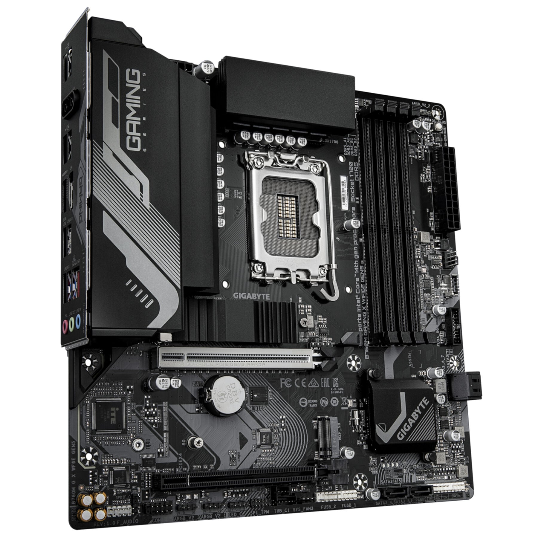 Gigabyte Mainboard »B760M GAMING X WIFI6E GEN5 Mainboard – Unterstützt Intel Core Prozesso«