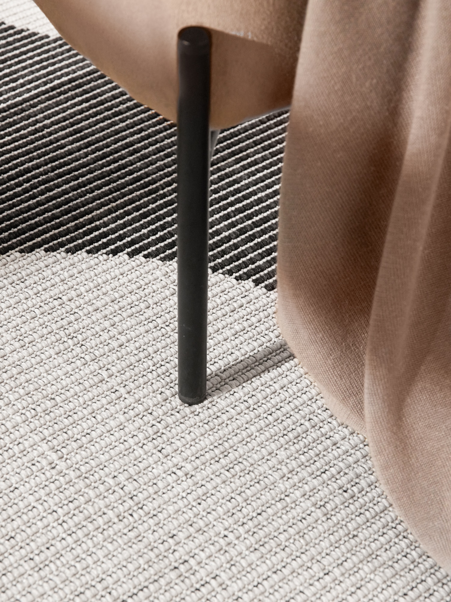 NORTHRUGS Outdoorteppich »Bowen Wendeteppich«, rund, 5 mm Höhe, In und Outdoor, Flachgewebe, wetterfest, pflegeleicht, robust