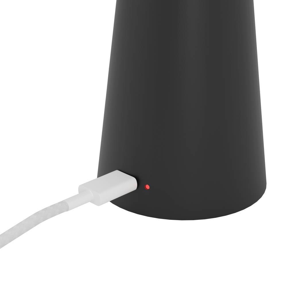 EGLO Tischleuchte »PICCOLA«, 1 flammig, Leuchtmittel LED-Modul | LED fest integriert, dimmbare Nachttischlampe, Metall in Schwarz, Lampe für Balkon, IP54