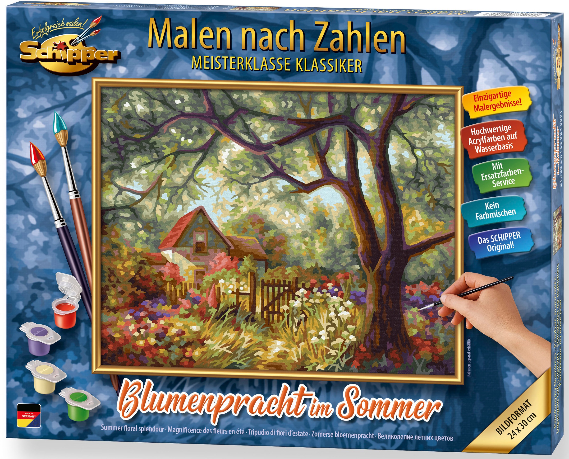 Schipper Malen nach Zahlen »Meisterklasse Klassiker - Blumenpracht im Sommer« Made in Germany