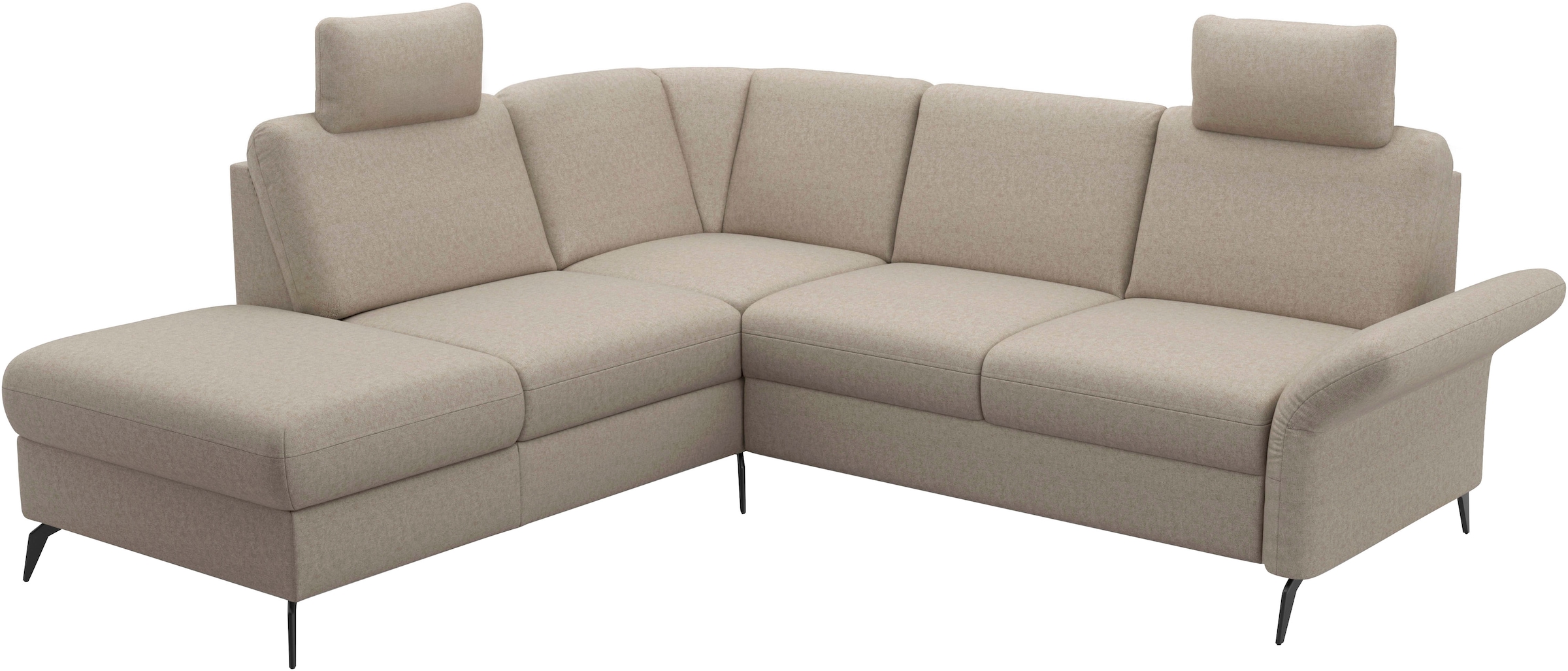 Home affaire Ecksofa »Rochelle«, optional: Armteilverstellung, klappbar, Bettkasen