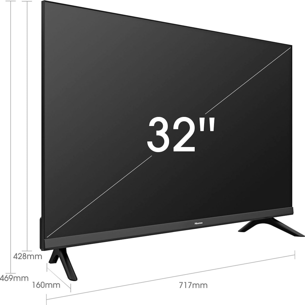 Hisense LED-Fernseher »32A4FG«, 80 cm/32 Zoll, HD ready, Smart-TV