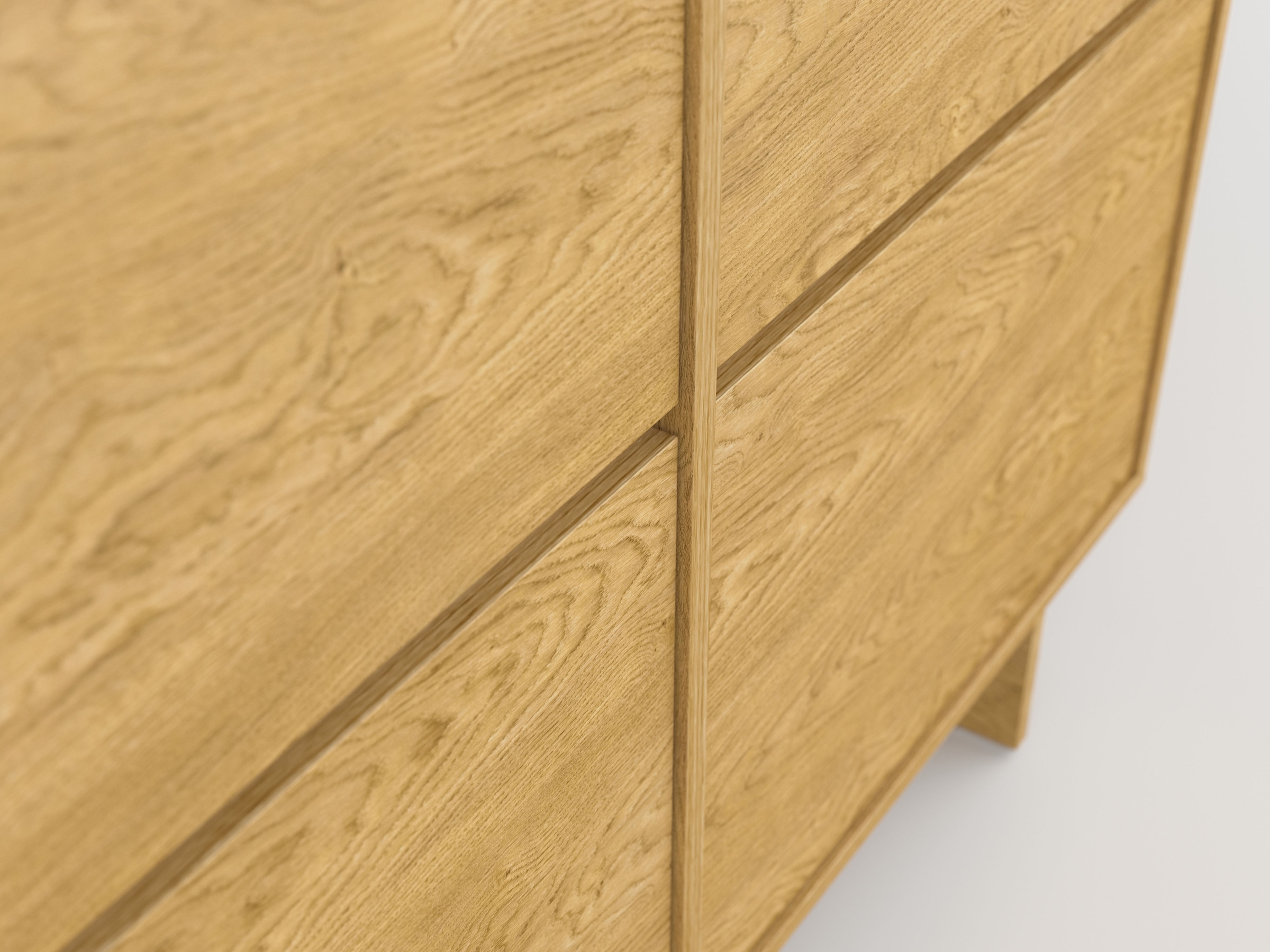 OTTO home Sideboard »Tatami, Stilvolle, moderne grifflose Kommode 4 Türen, Breite 220cm« Anrichte mit viel Stauraum, Böden verstellbar, push-to-open-Funktion