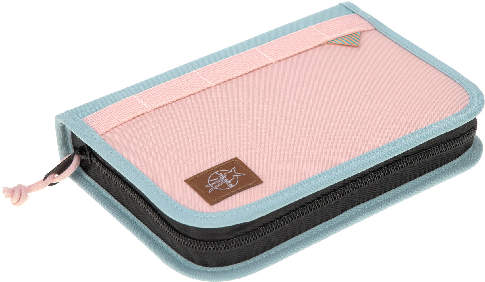 LÄSSIG Schulranzen »Unique, Boxy, Rose Blue Black«, Reflektoren, PETA-approved vegan; aus recyceltem Material
