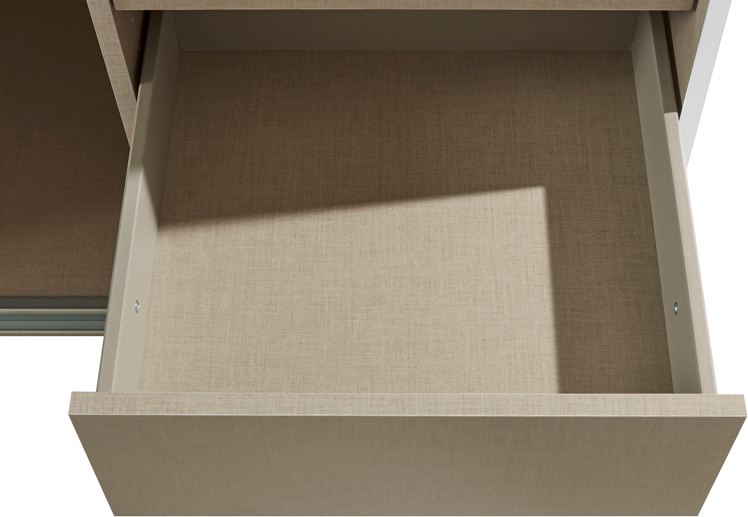 rauch Schwebetürenschrank »Kleiderschrank Schrank Garderobe TOPSELLER OTELI inkl. Inneneinteilung«, mit 3 Innenschubladen sowie zusätzlichen Einlegeböden MADE IN GERMANY