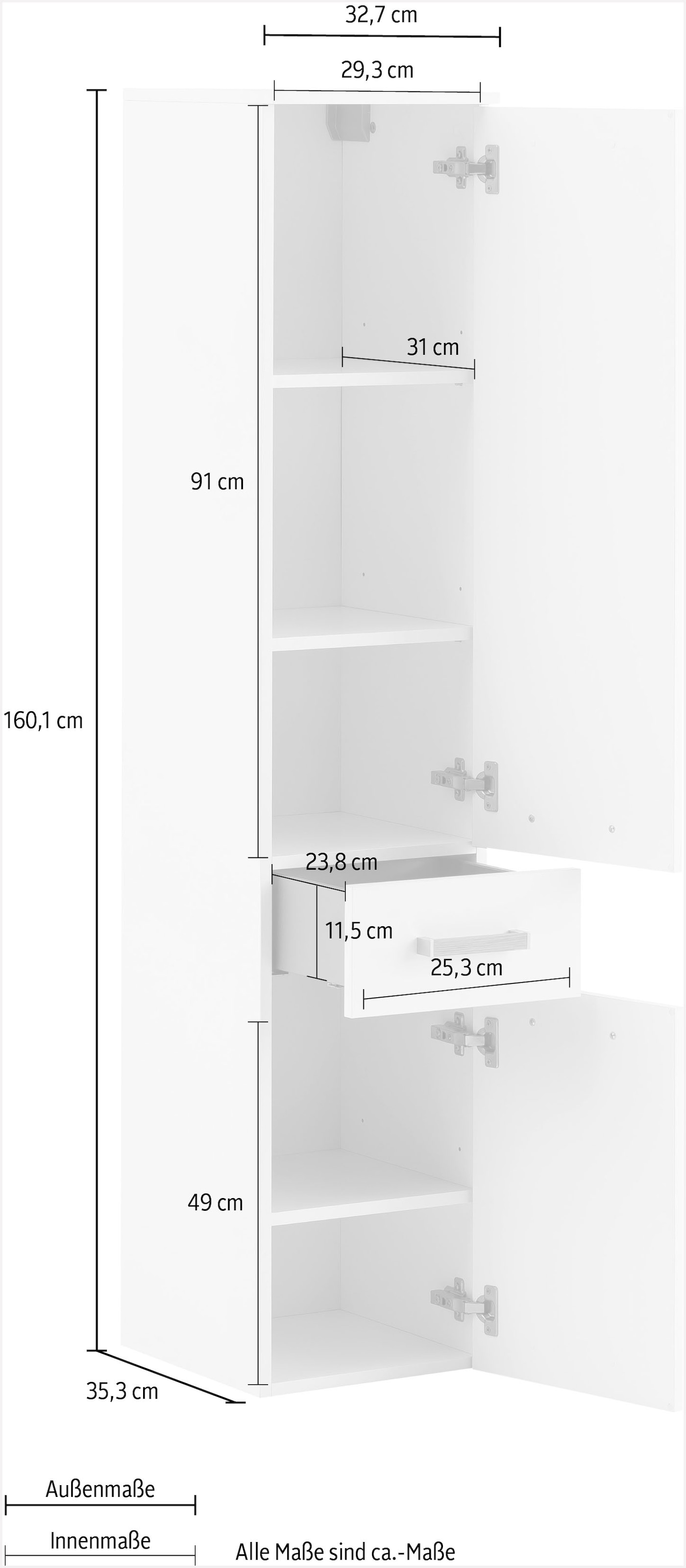 Schildmeyer Hochschrank »Duo«