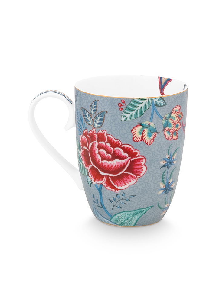 PiP Studio Becher »Flower Festival«, (Set, 4 tlg.), Kaffeetassen im 4er Set, Blumenfest, 350 ml