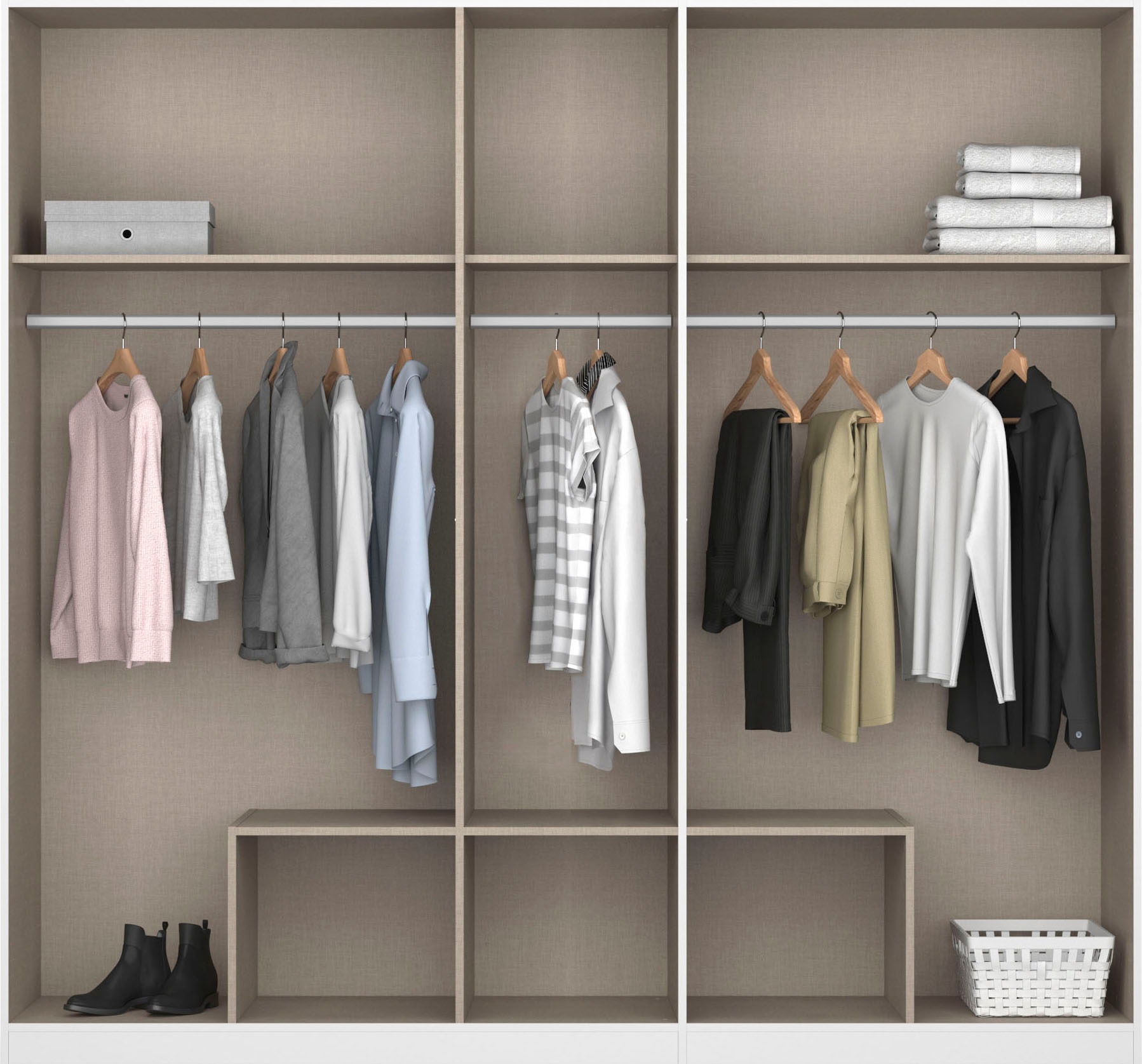 rauch Kleiderschrank »Drehtürenschrank Schrank Garderobe BURANO«, mit Schub günstig online kaufen