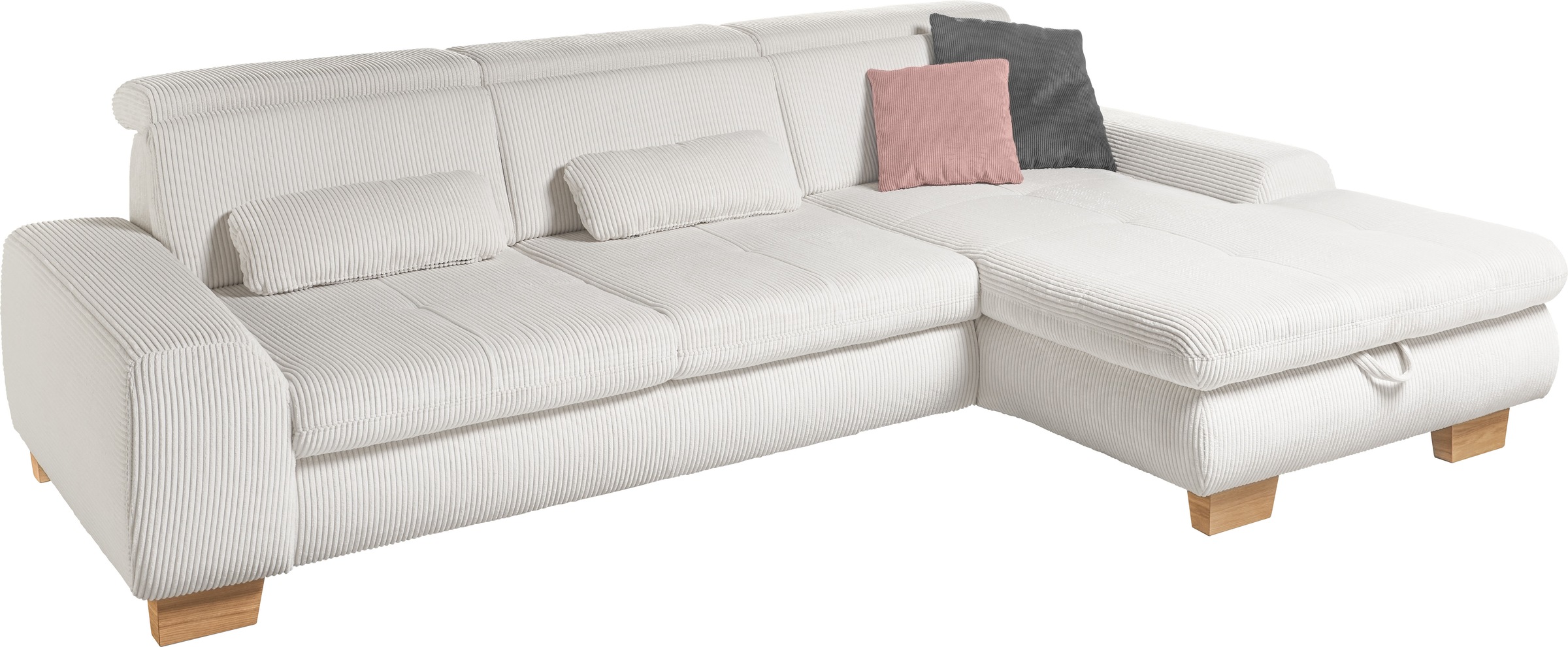 set one by Musterring Ecksofa »SO 3400, Cord, Sitzhöhe 47cm oder 49cm, inkl günstig online kaufen