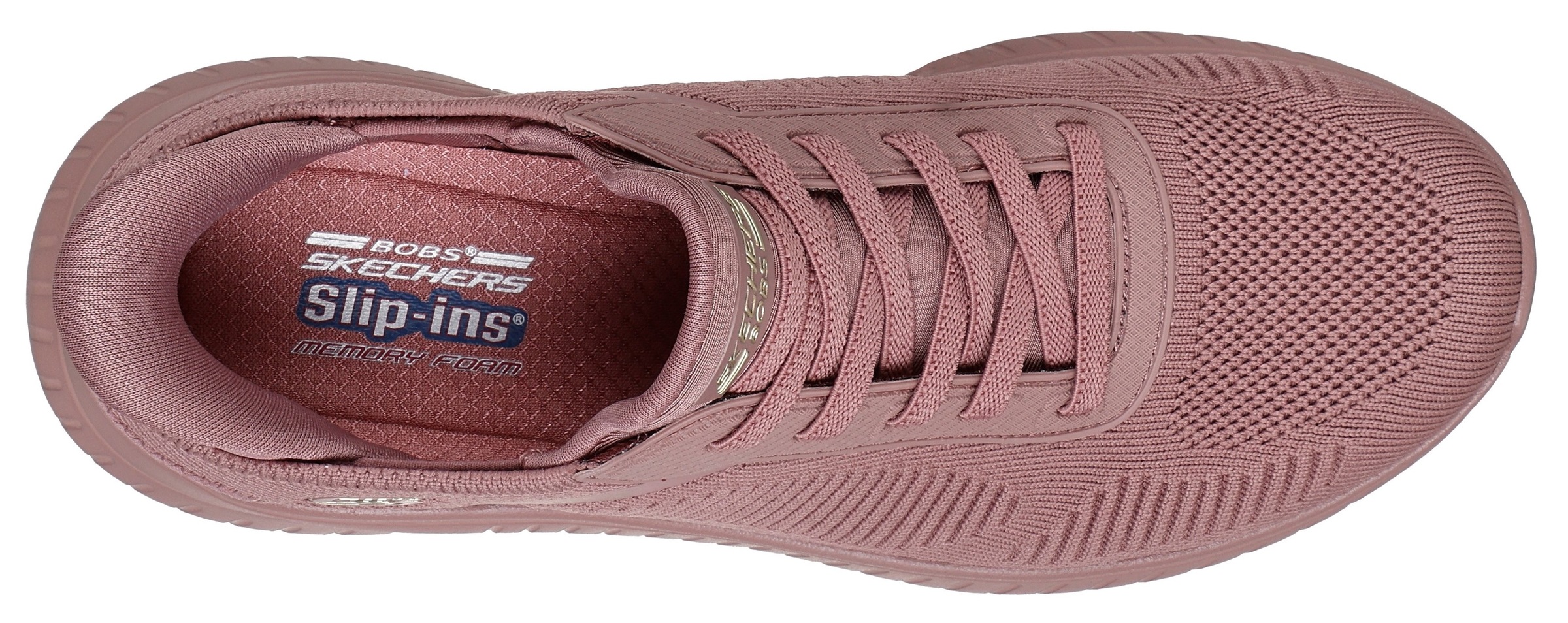 Skechers Slip-On Sneaker »BOBS SQUAD CHAOS-CURRENT MUSE«, Freizeitschuh für Maschinenwäsche geeignet